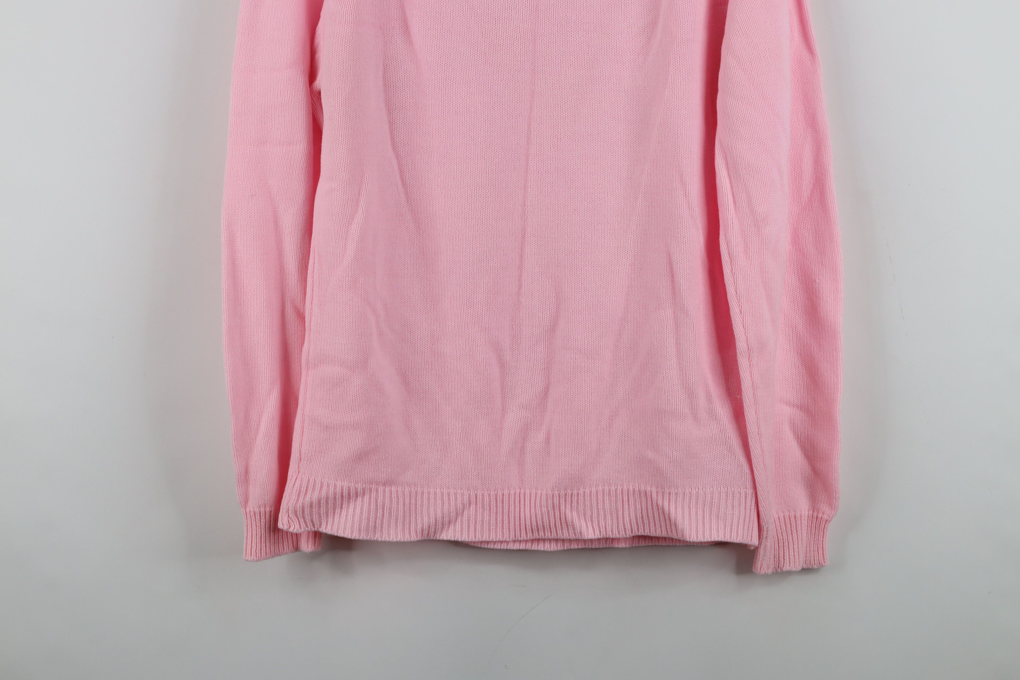 Vintage Vintage 60s 70s Streetwear Knit Back Zip Sweater Pink Size XS / US 0-2 / IT 36-38 - 15 Thumbnail