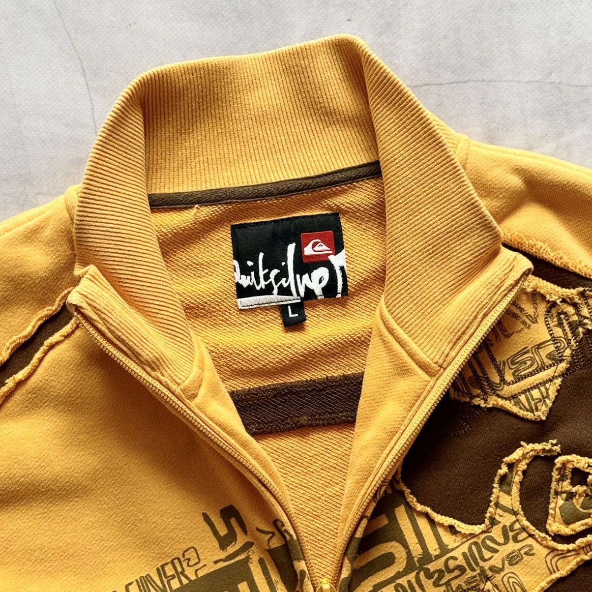 Quiksilver Y2K Quiksilver SWAG Zip Jacket Sweatshirt Distressed Vibe Size US L / EU 52-54 / 3 - 5 Thumbnail