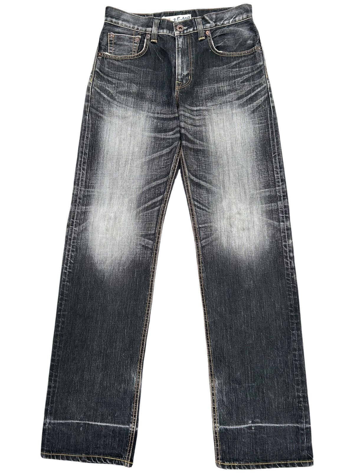 Kapital Vintage Edwin 505V Selvedge Distressed Denim Jeans Size US 32 / EU 48 - 3 Thumbnail