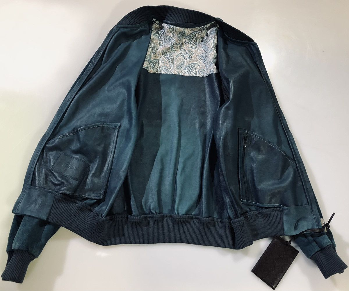 Brioni Brioni 🇮🇹 Blu suede silk lined bomber 50 NEW Size US M / EU 48-50 / 2 - 5 Thumbnail