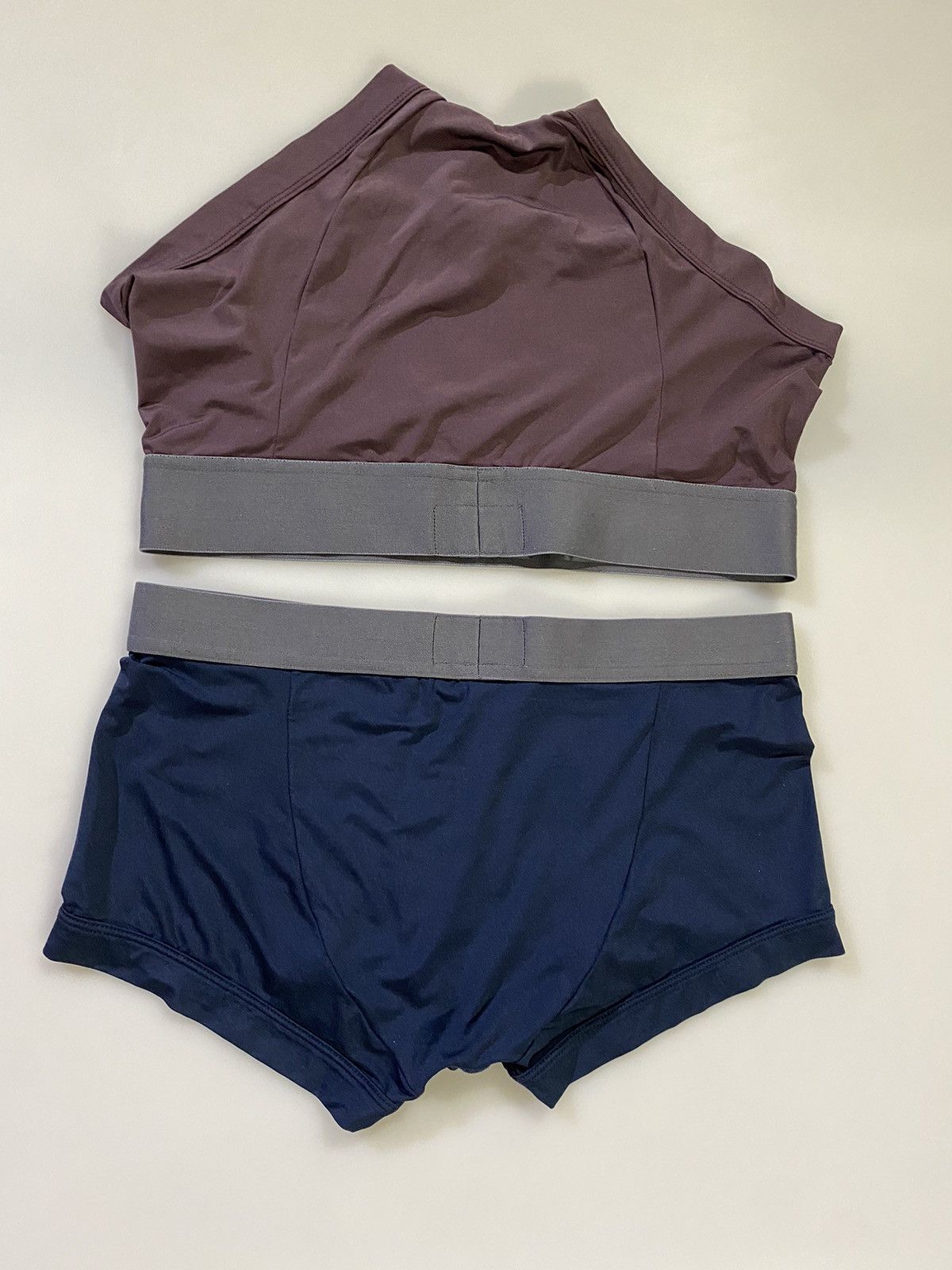 Emporio Armani Emporio Armani Logo Briefs Short Trunks 1 Blue/ 1 Merlot Size 32 - 4 Thumbnail
