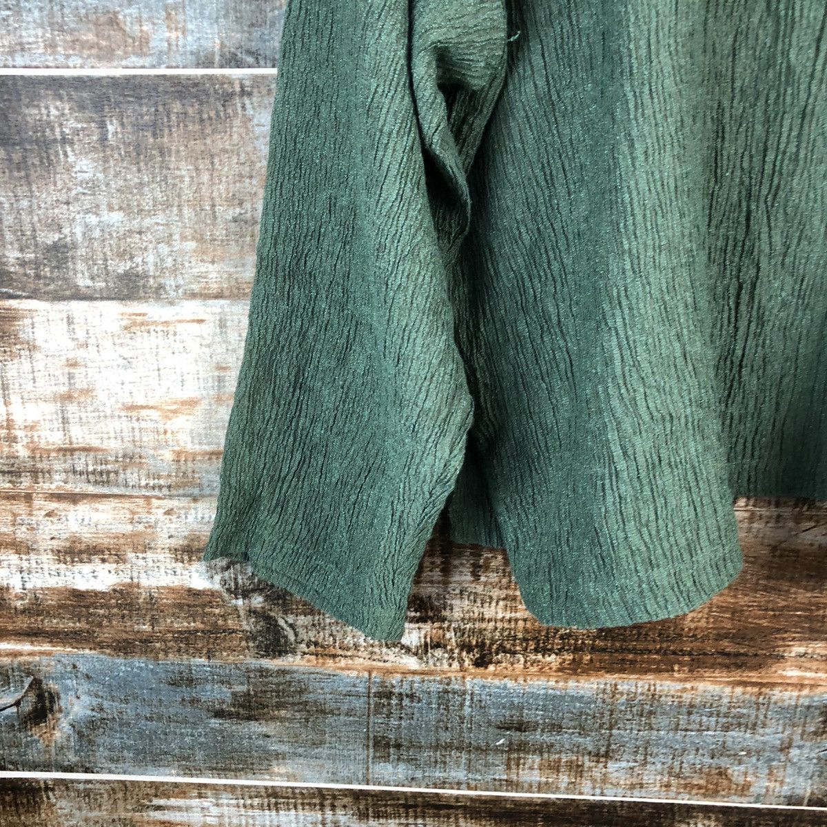 Japanese Brand Keiko Kishi by Nosh Green Cardigan Knitwear #A2473 Size US L / EU 52-54 / 3 - 15 Thumbnail