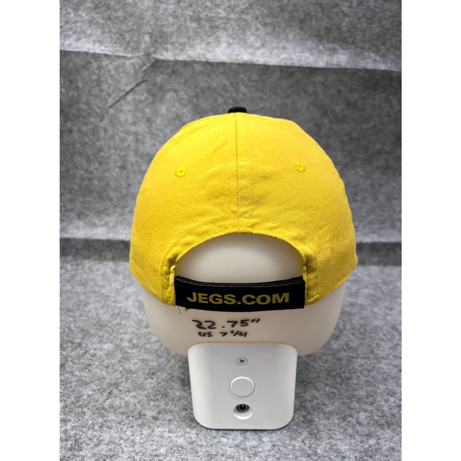 Vintage Jegs High Performance Hat Cap Strap Back Adult One Size Black Yellow Cotton Cap Mens Size ONE SIZE - 6 Thumbnail