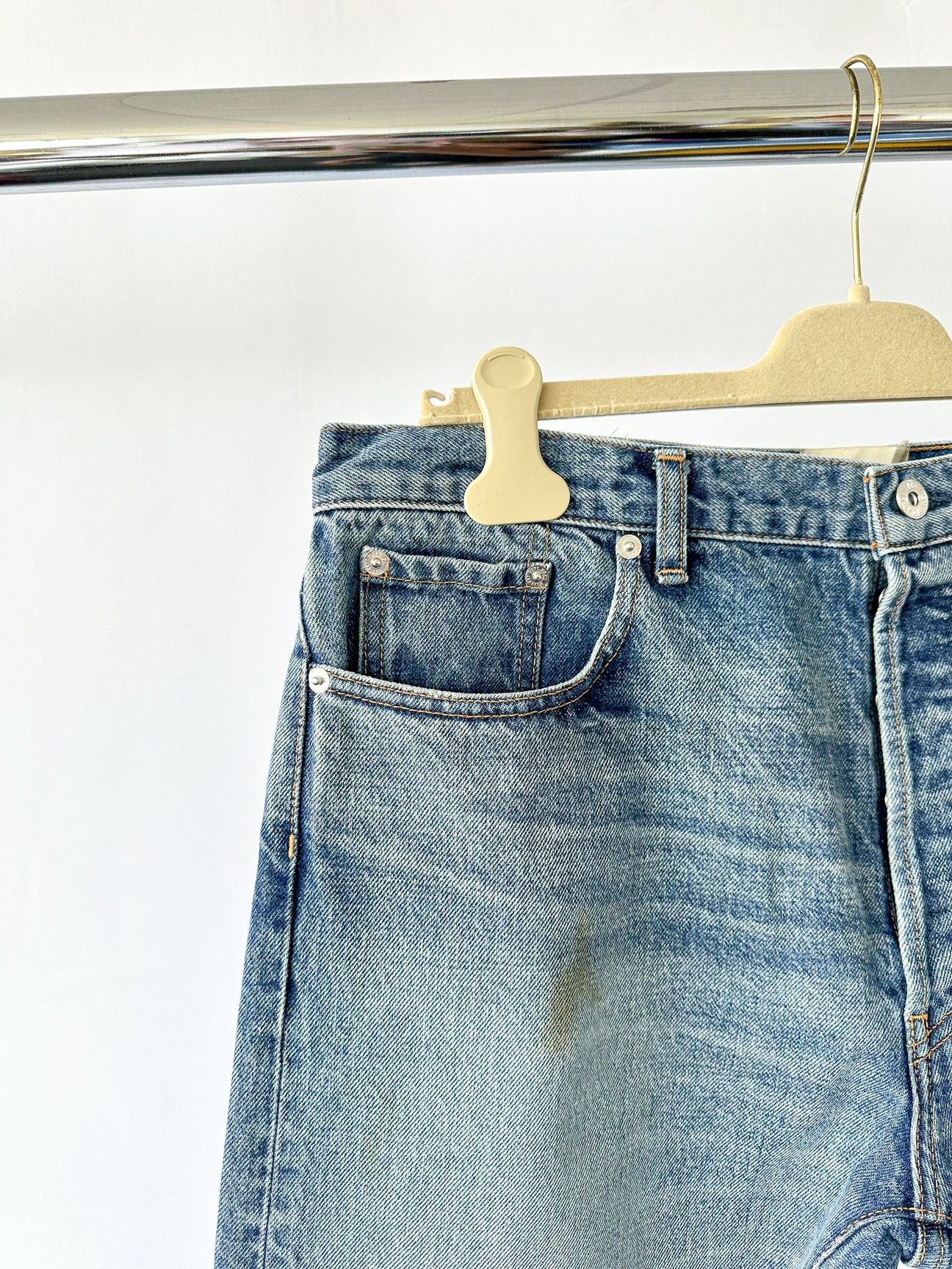 Gallery Dept. Gallery Dept. Levi 5001 Selvedge Reworked Paint Jeans Size US 34 / EU 50 - 2 Thumbnail