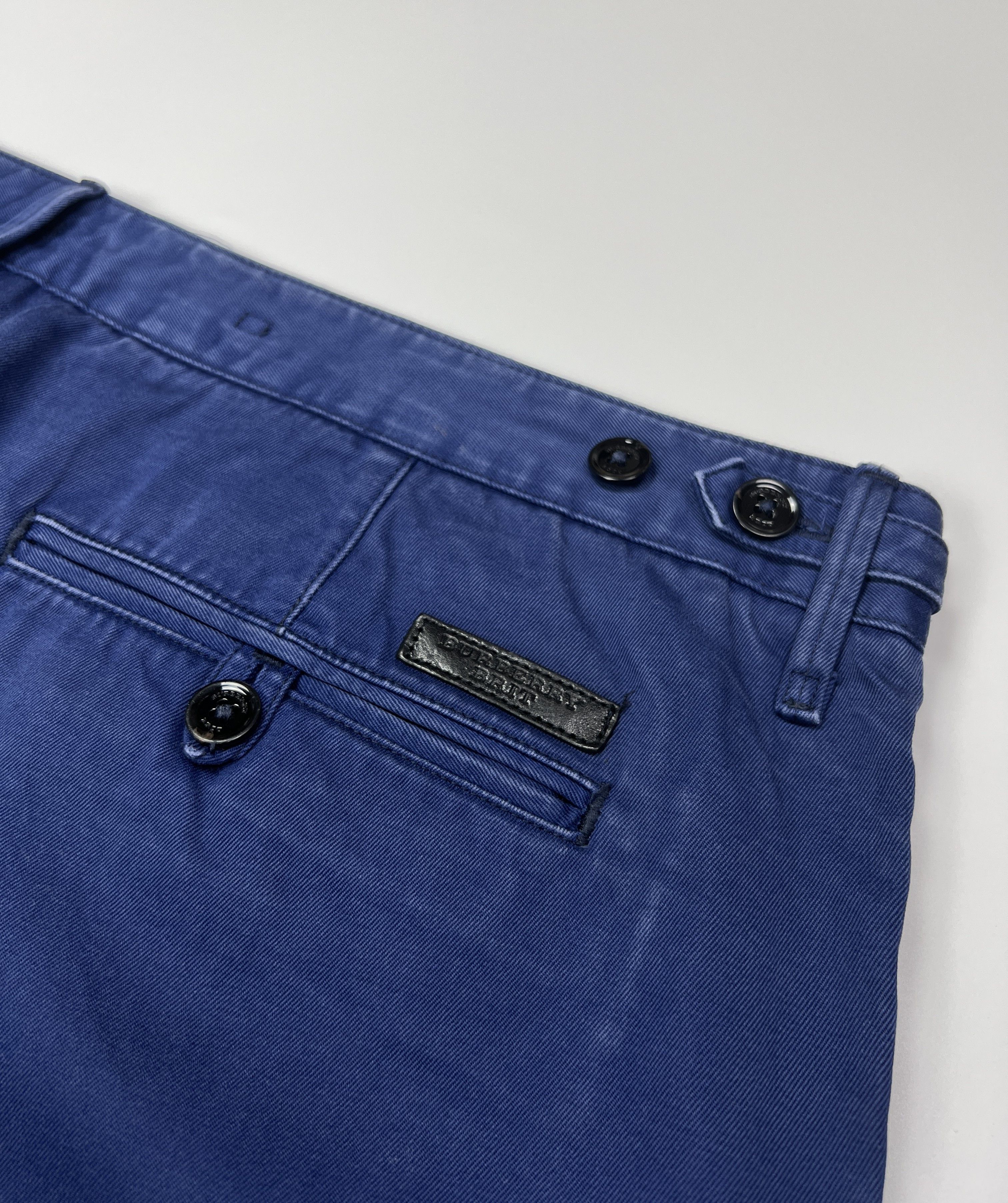 Burberry Burberry Brit Navy Chino Cotton Trousers Pants Size US 36 / EU 52 - 6 Thumbnail
