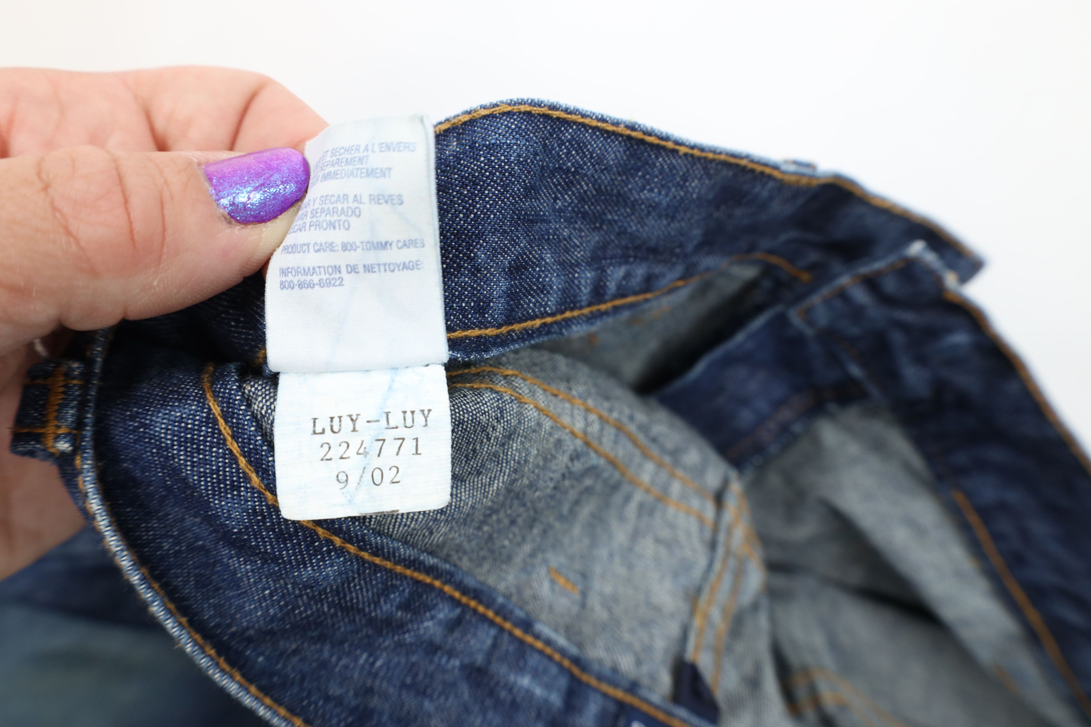 Tommy Hilfiger Vintage 90s Tommy Hilfiger Wide Leg Bell Bottoms Denim Jeans Size 28" / US 6 / IT 42 - 7 Thumbnail