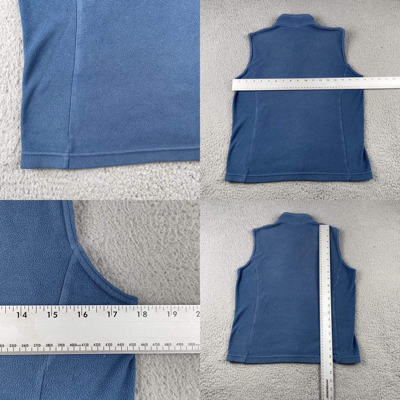 Montbell VINTAGE Mont Bell Fleece Zip-Up Vest Women’s S Blue Made In Japan Aruc Size S / US 4 / IT 40 - 9 Thumbnail