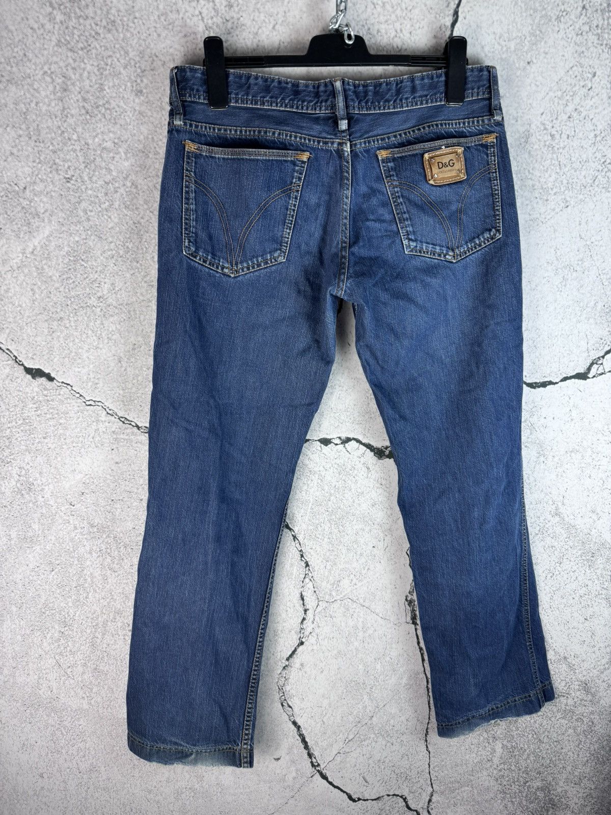 Dolce & Gabbana Dolce & Gabbana D&G 2000s vintage patch logo jeans Size US 35 - 1 Thumbnail
