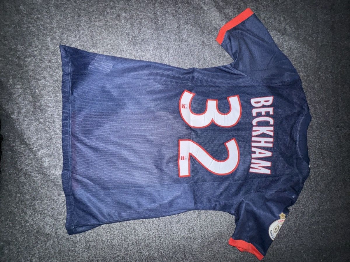 Nike Nike PSG David Beckham 2013/2014 Home Jersey Size US M / EU 48-50 / 2 - 2 Thumbnail