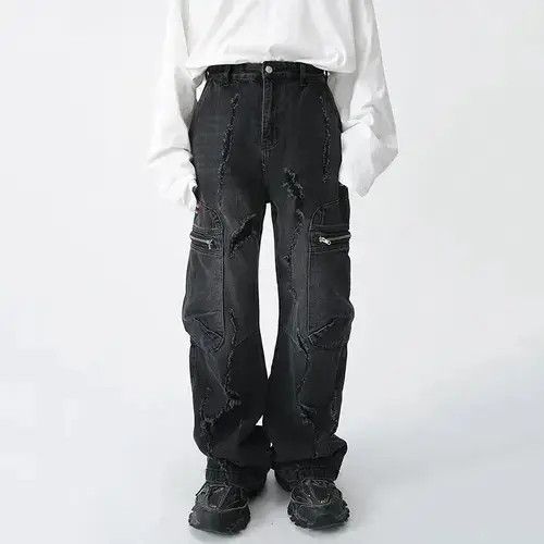 Jean Ripped Jeans Baggy Denim Size US 32 / EU 48 - 1 Thumbnail
