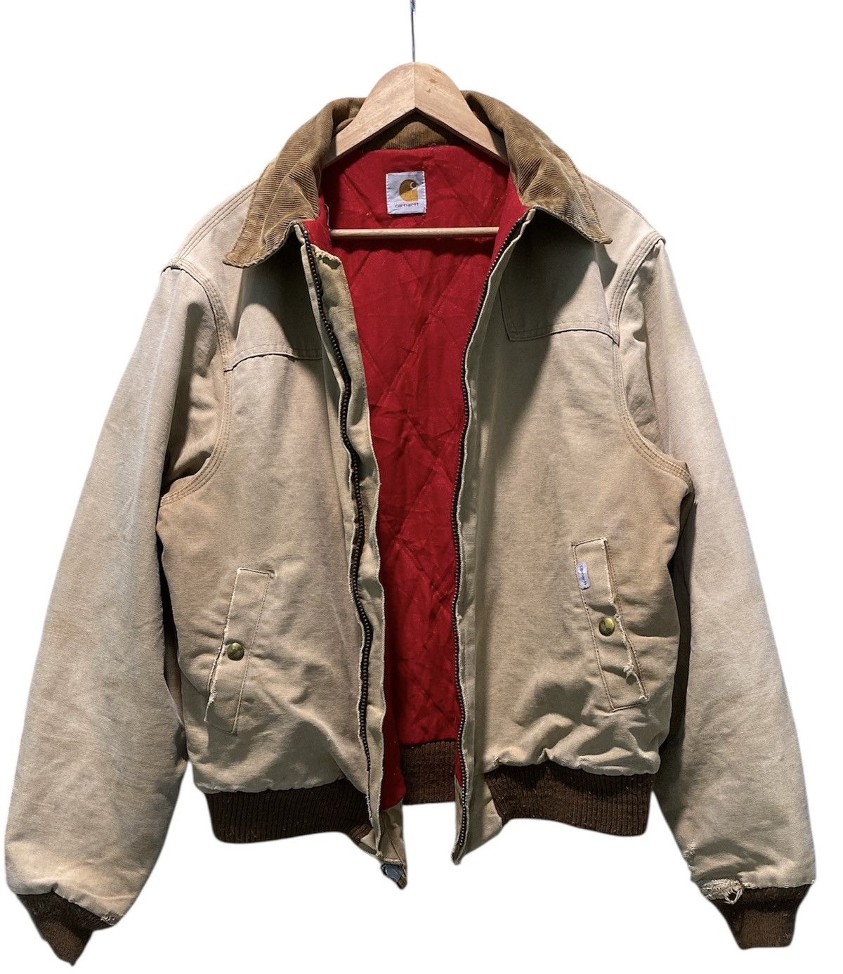 Carhartt Vintage 80s Carhartt Santa Fe Sun Faded Duck Canvas Jacket Size US M / EU 48-50 / 2 - 3 Thumbnail
