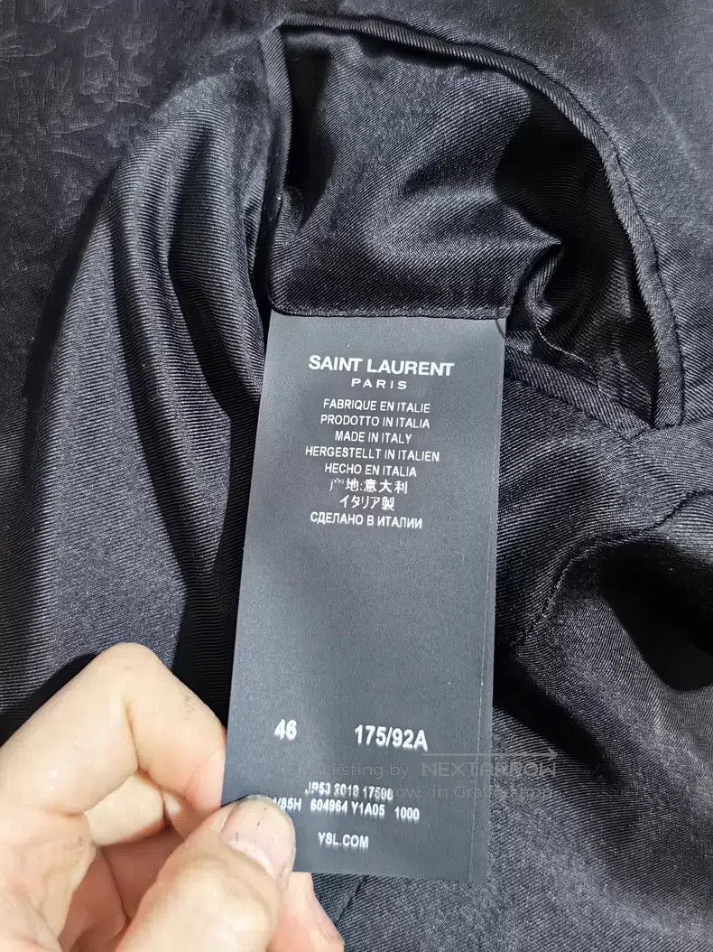 Saint Laurent Paris Saint Laurent Paris Court Style Suit Jacket i Size US S / EU 44-46 / 1 - 7 Thumbnail