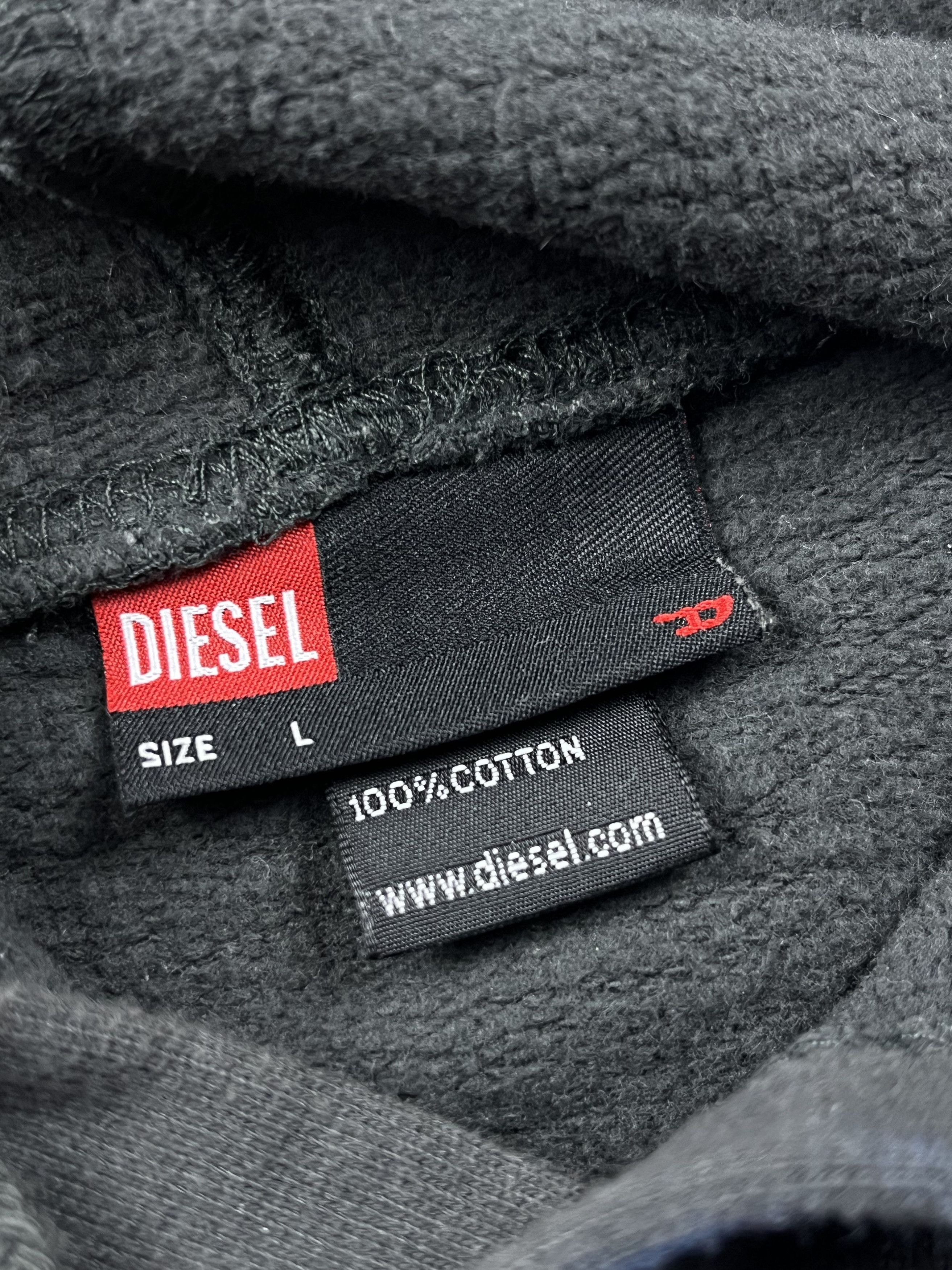 Diesel × Vintage Rare DIESEL Center Logo Vintage Hoodie Size US L / EU 52-54 / 3 - 3 Thumbnail