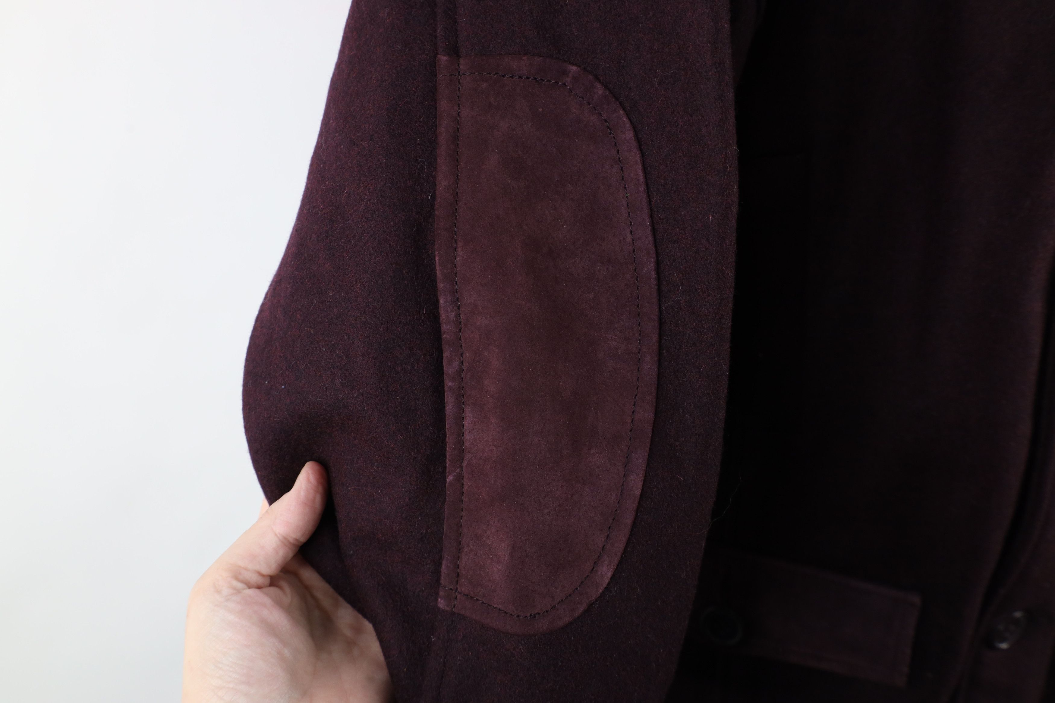Vintage Vintage 90s Streetwear Trim Wool Quilted Jacket Purple Size US M / EU 48-50 / 2 - 5 Thumbnail