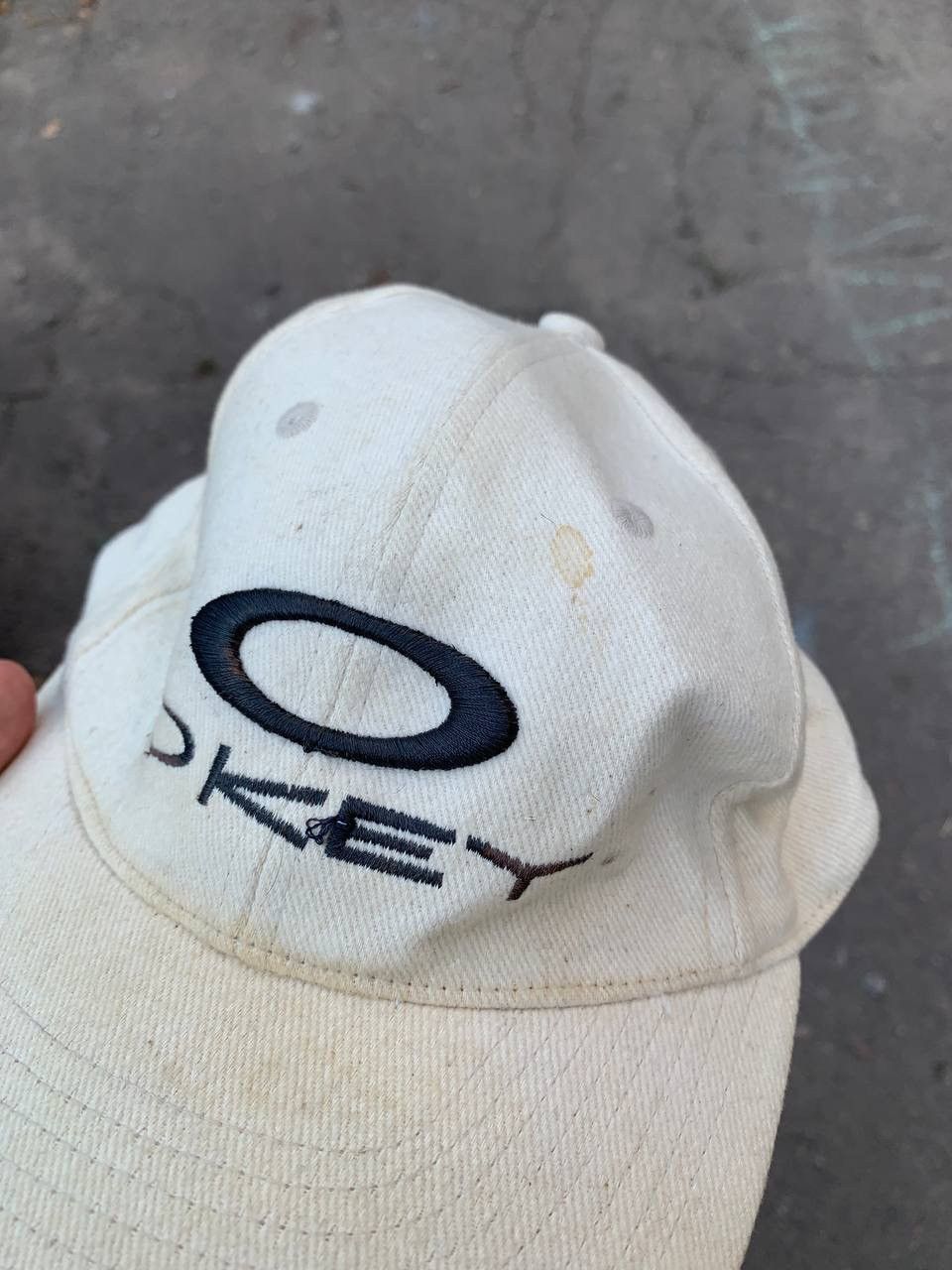 Oakley × Vintage VERY RARE OAKLEY CAP OKAY BIG LOGO SURF HATS MADE IN USA Y2K Size ONE SIZE - 2 Thumbnail
