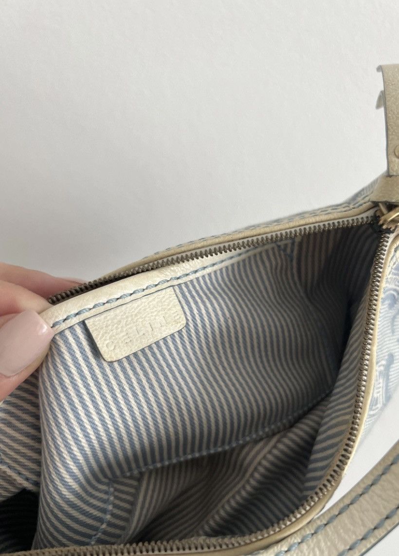 Celine Celine leather Jacquard logo Ava handbag monogram vintage Size ONE SIZE - 7 Thumbnail