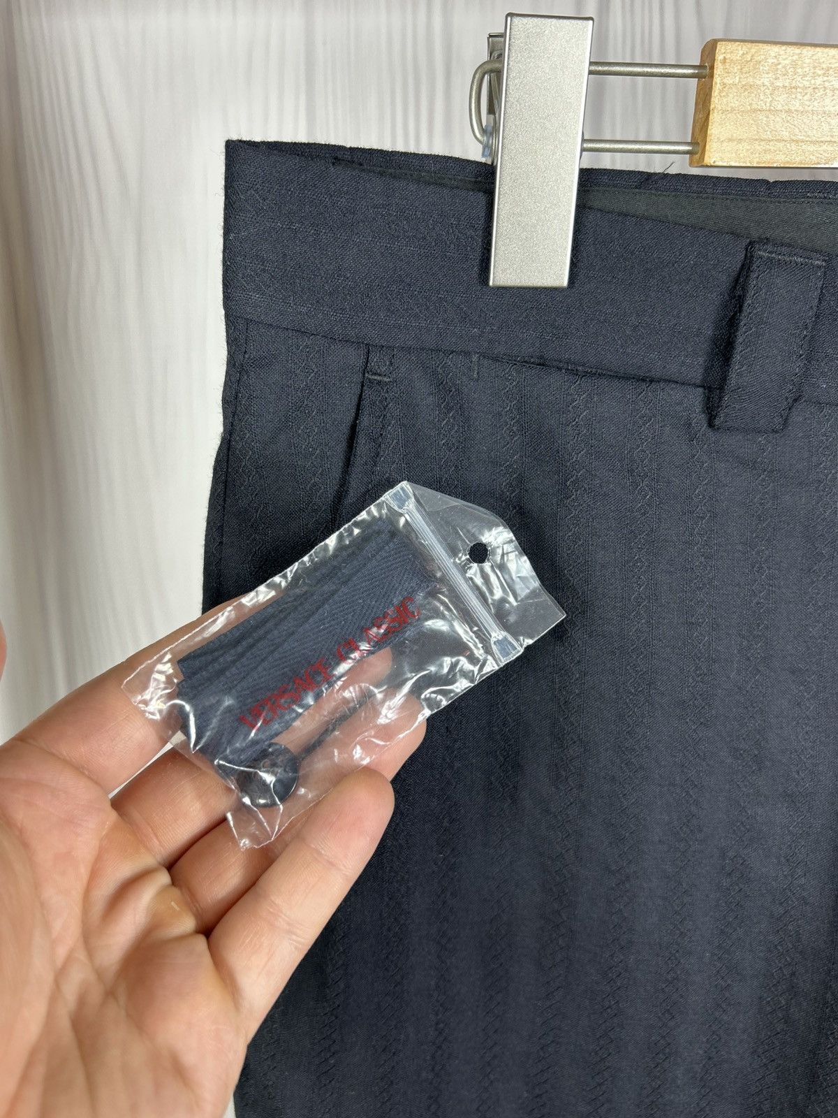 Versace Versace Classic Wool Pants Trouses Size 52 Made In Italy Size 52R - 7 Thumbnail