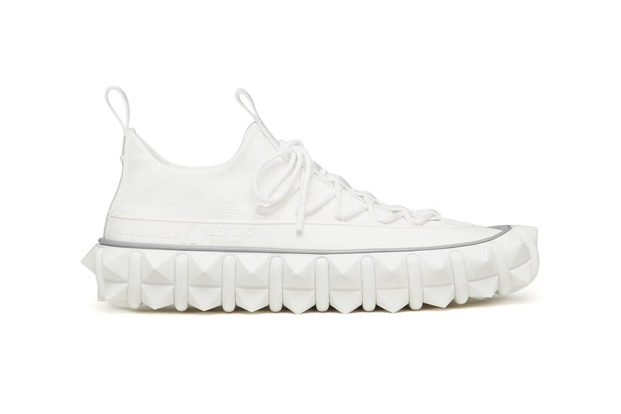 Valentino o1y0525 Low-Top Sneakers in White Size US 9 / EU 42 - 1 Thumbnail