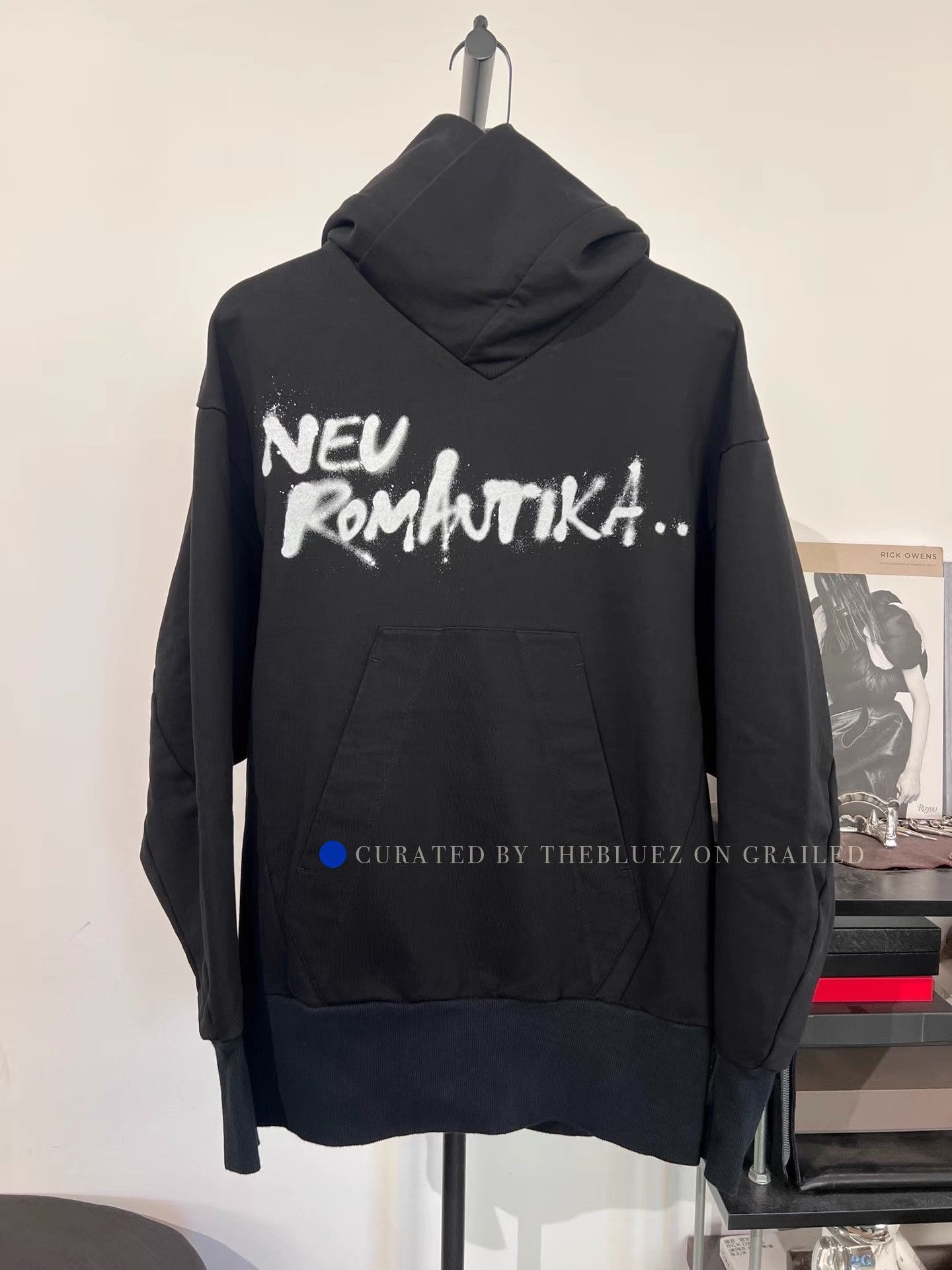 Julius Oversized Black Printed Wizard Hoodie Size US S / EU 44-46 / 1 - 1 Thumbnail