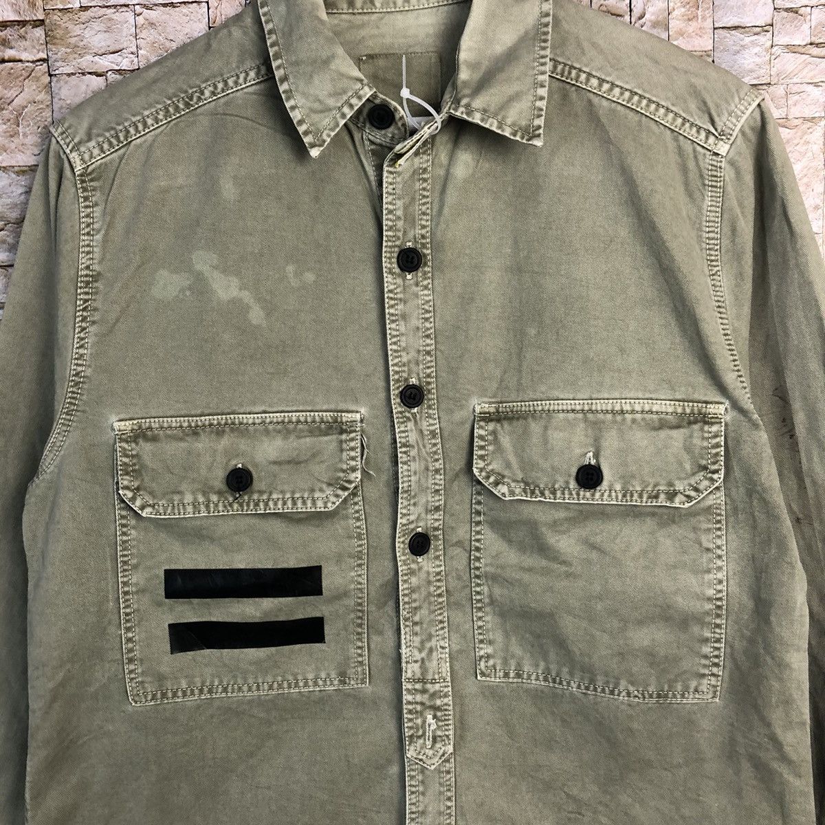 Japanese Brand Japanese Brand Green vintage jacket shirt #A217 Size US M / EU 48-50 / 2 - 5 Thumbnail