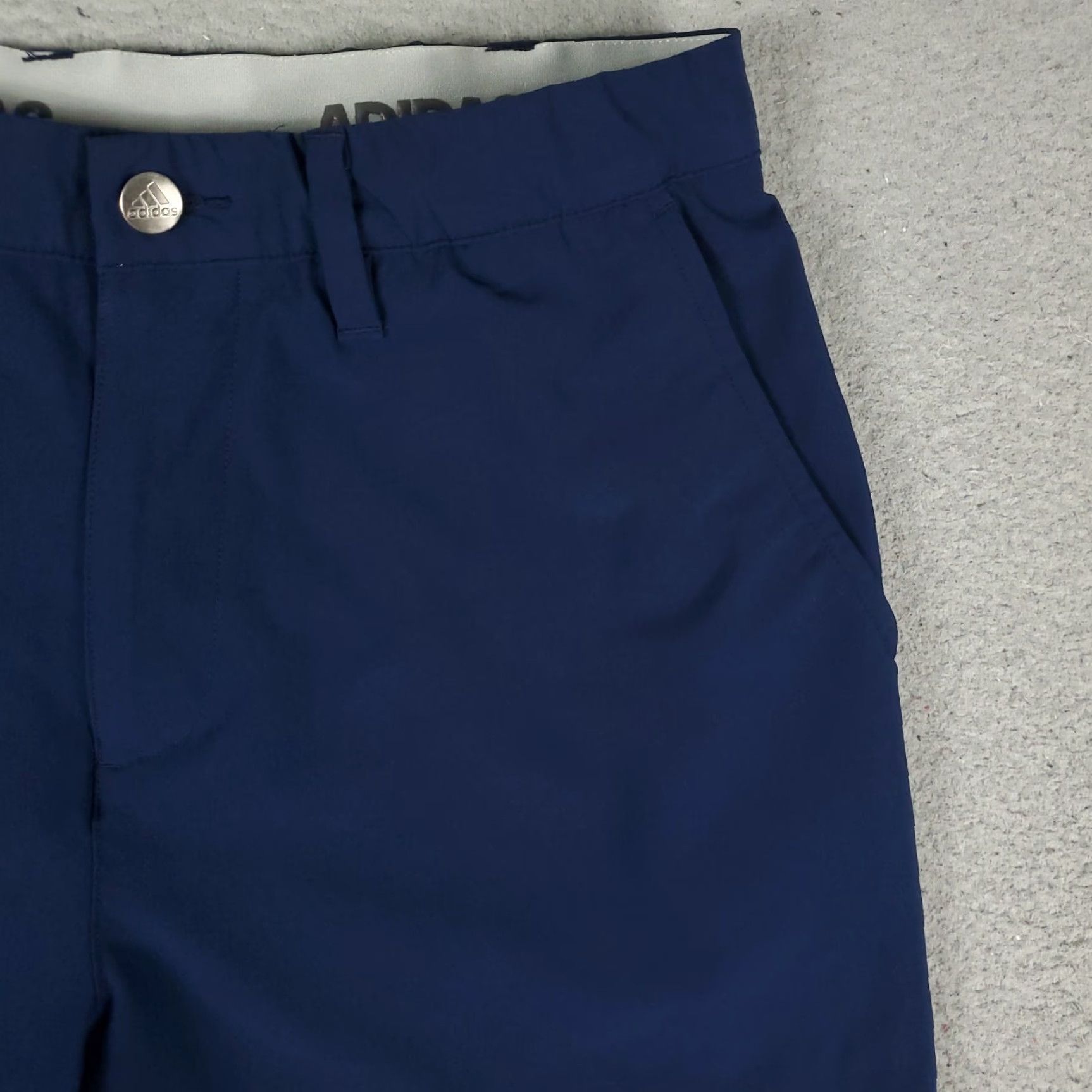 Adidas Adidas Shorts Mens Size 32 Blue Golf Casual Chino Flat Front Slash Pockets Size US 32 / EU 48 - 3 Thumbnail