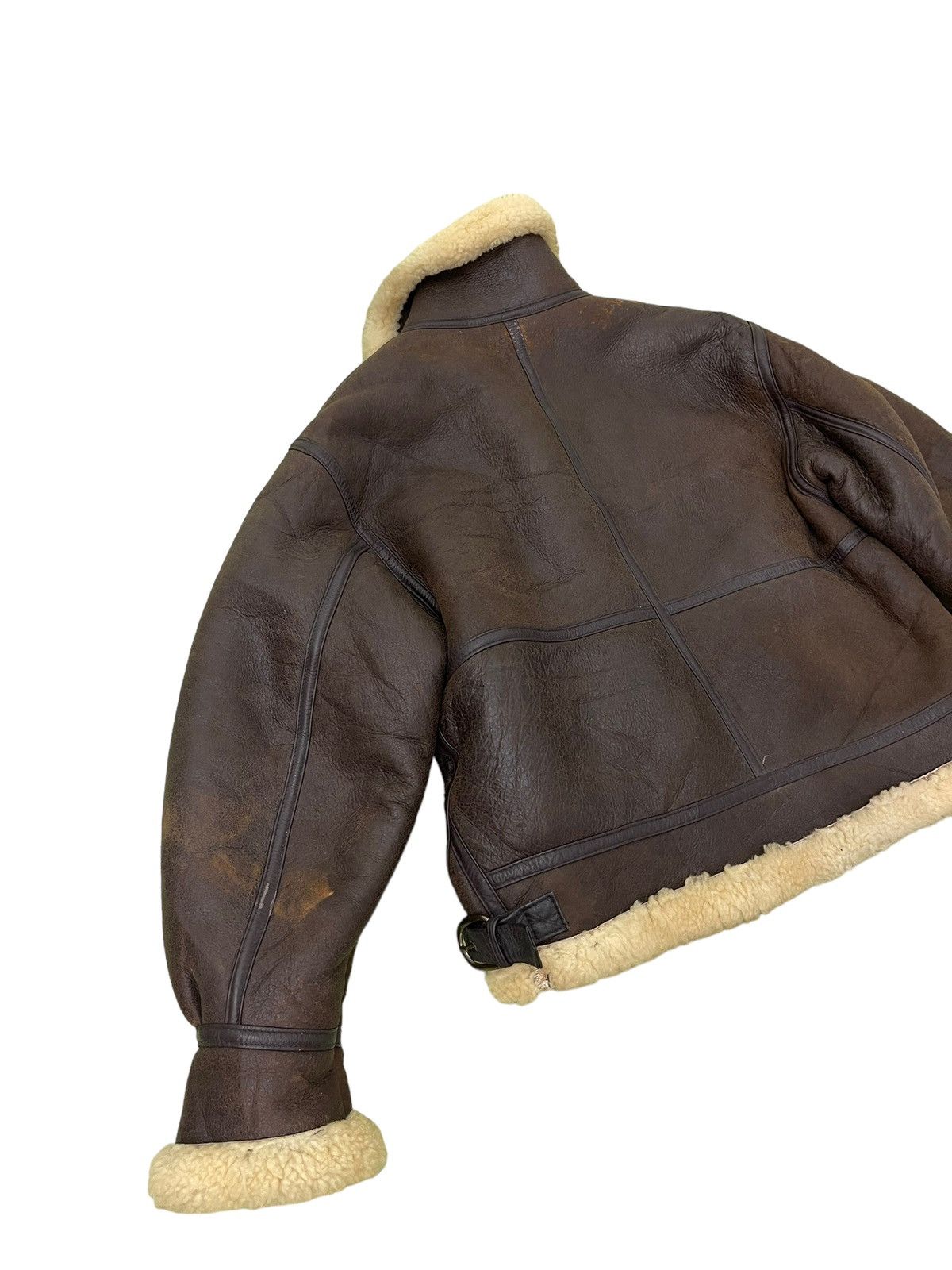 Leather Vtg Type B3 Shearling Beauty Sheepskin Jacket USAF Size US L / EU 52-54 / 3 - 16 Thumbnail