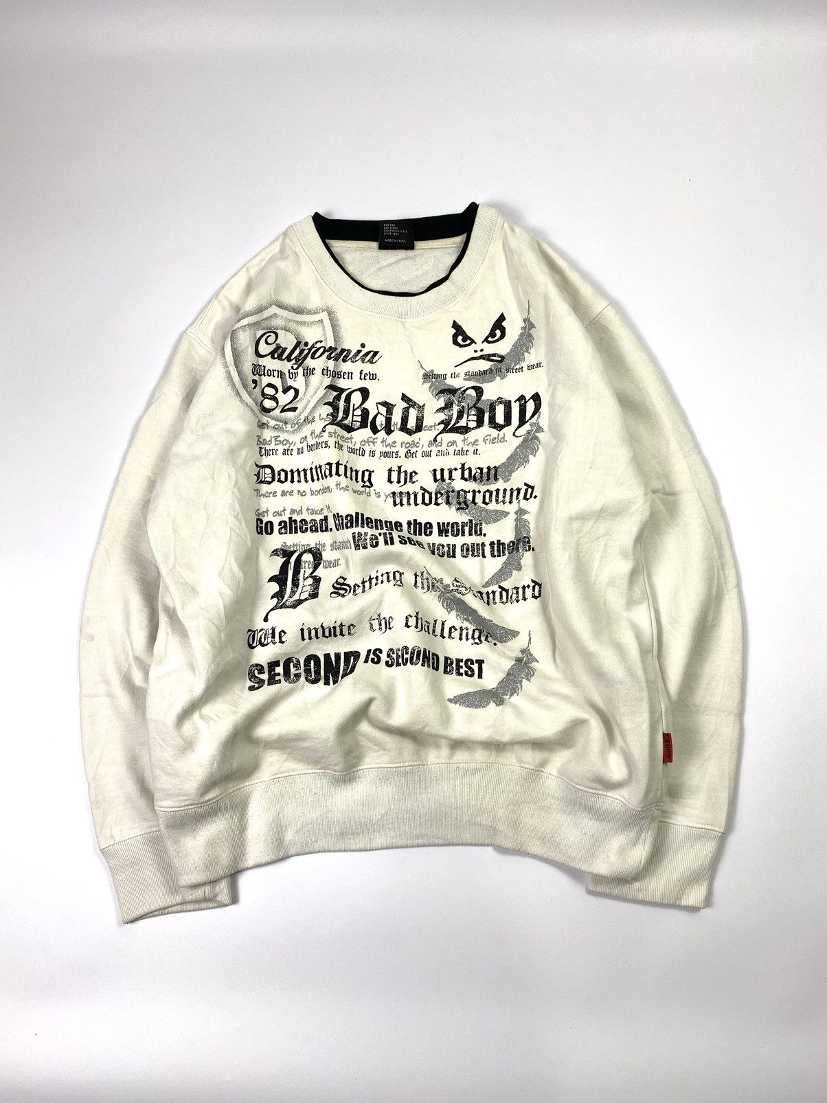 If Six Was Nine × Japanese Brand × Le Grande Bleu (L.G.B.) badboy sweatshirt poem style Size US L / EU 52-54 / 3 - 2 Thumbnail