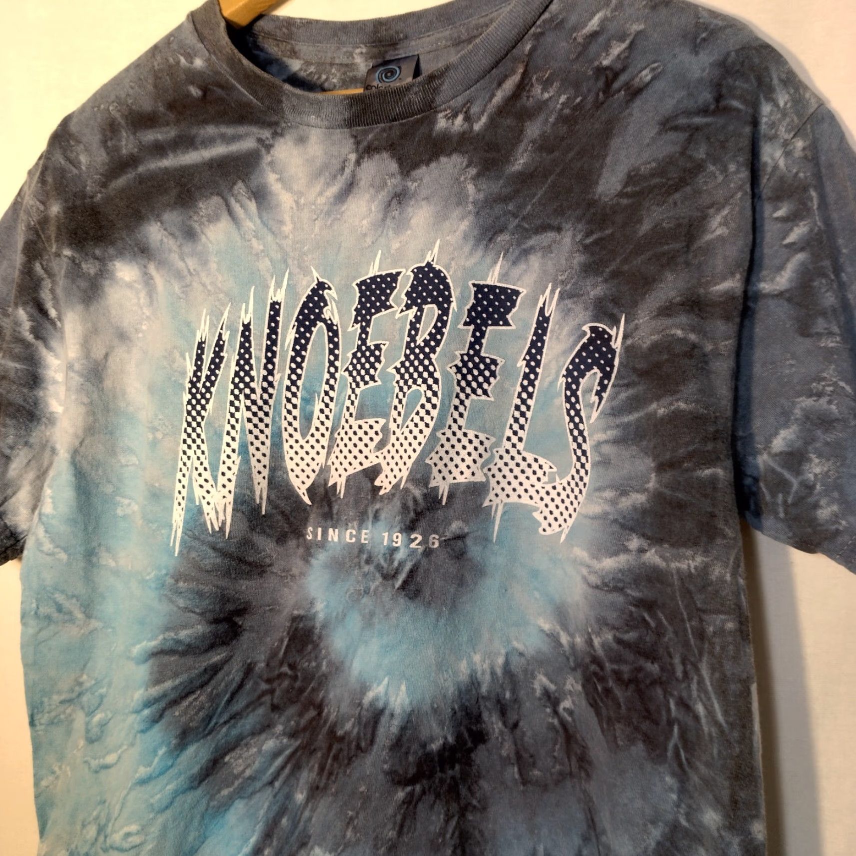 Vintage VINTAGE Knoebels Amusement Park T-Shirt Men Medium Blue Tie Dye Cotton 90s Elysburg PA Size US M / EU 48-50 / 2 - 2 Thumbnail