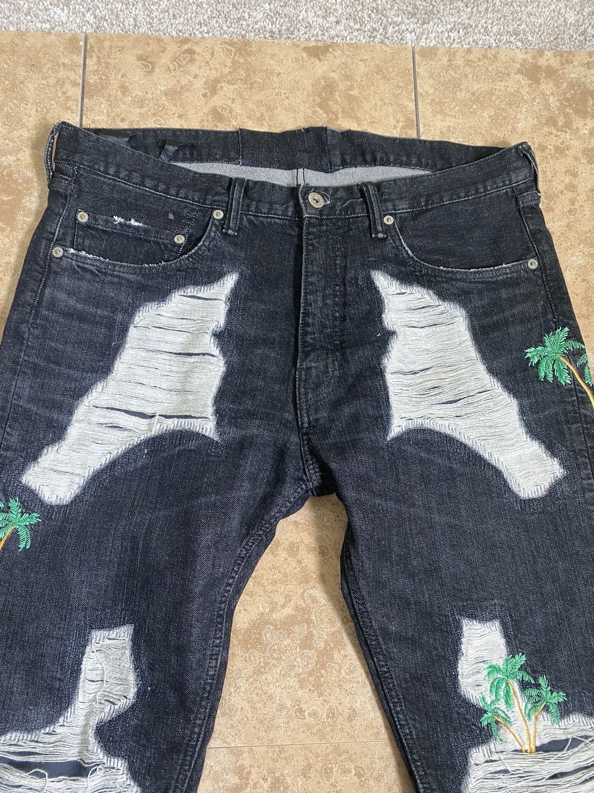 Vlone Vlone Palm Tree Runway Denim Size US 34 / EU 50 - 3 Thumbnail