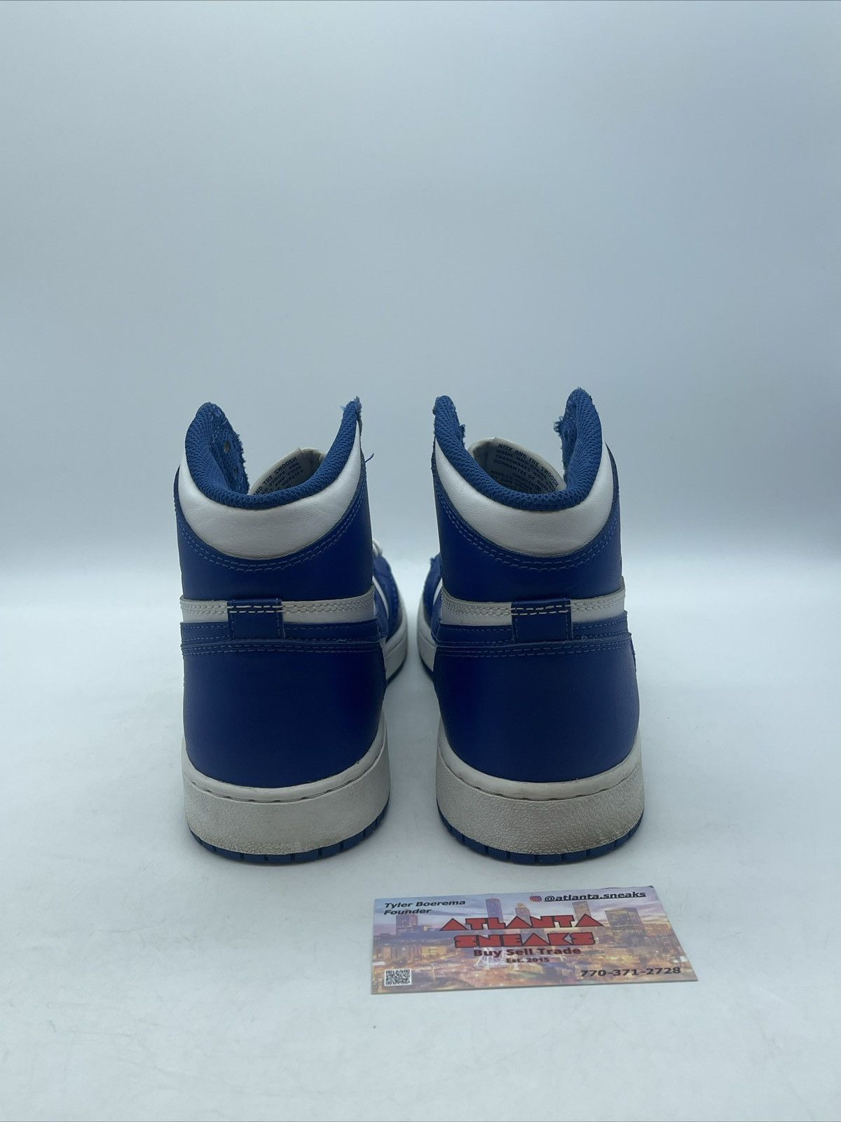 Nike Air Jordan 1 high storm blue Size US 6.5 / EU 39-40 - 3 Thumbnail