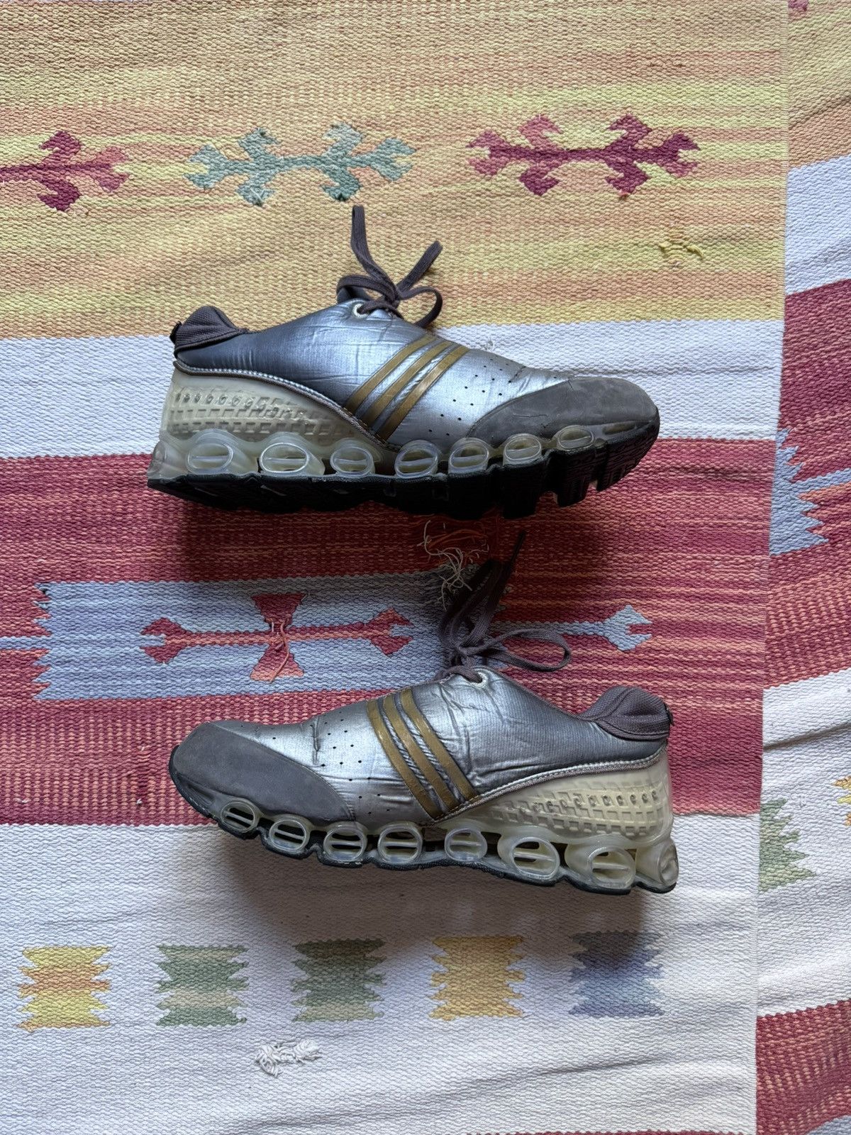 Vintage Vintage 00’s Adidas x Stella McCartney y2k Bounce Sneakers Size US 7 / IT 37 - 4 Thumbnail
