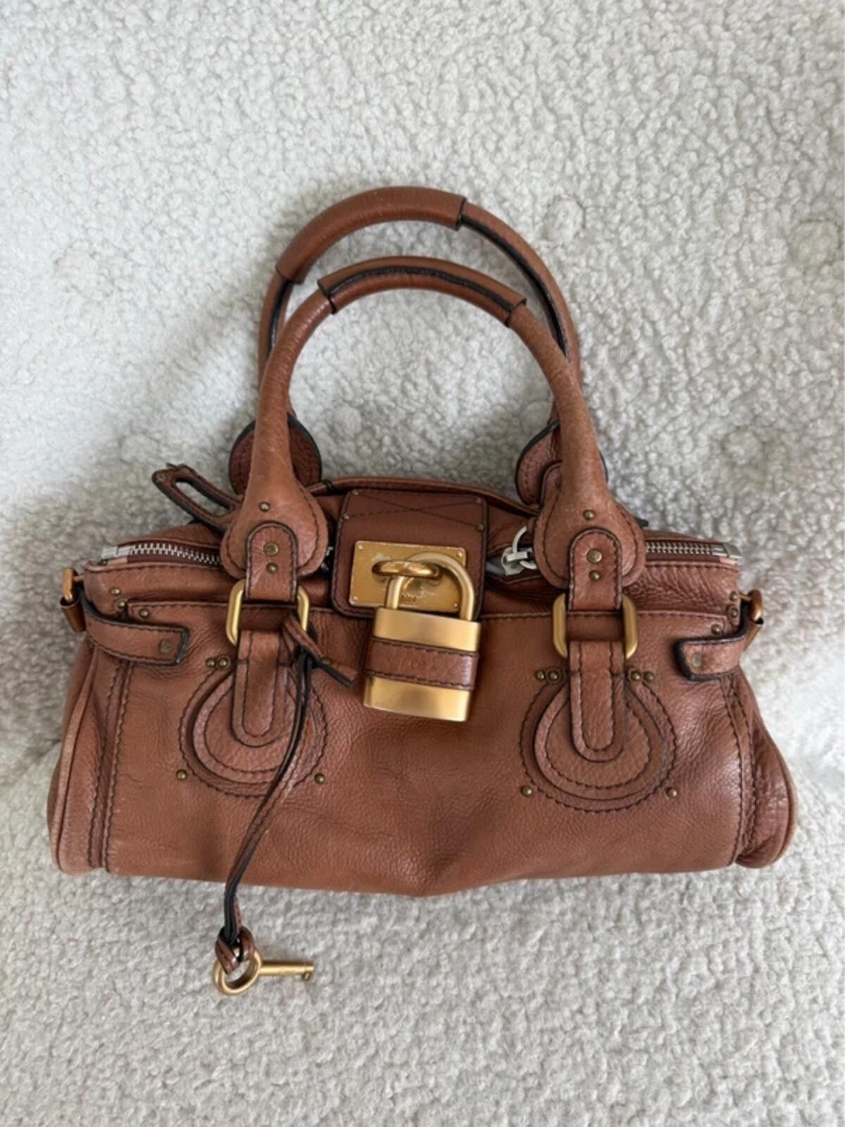 chloma Chloé Paddington Leather Handbag Size ONE SIZE - 1 Thumbnail