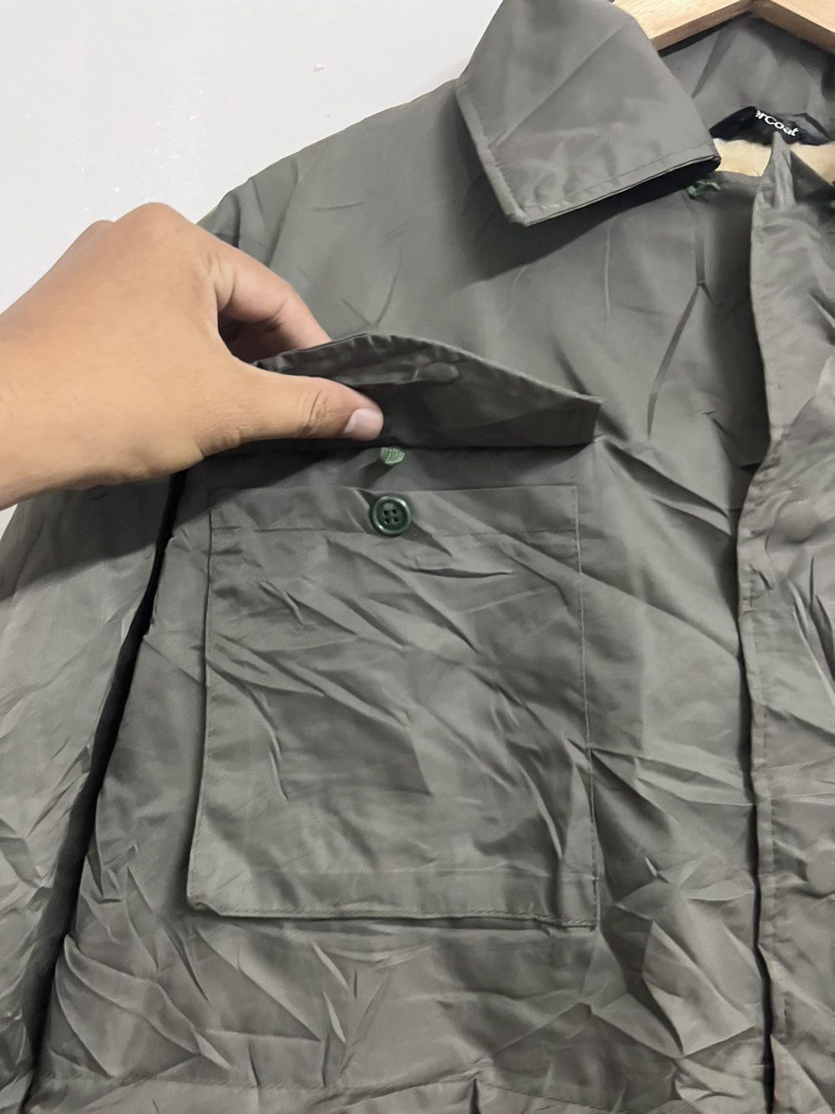 Japanese Brand 💥Japanese Brand Fall Nylon Army Type Wintercoat Size US L / EU 52-54 / 3 - 6 Thumbnail