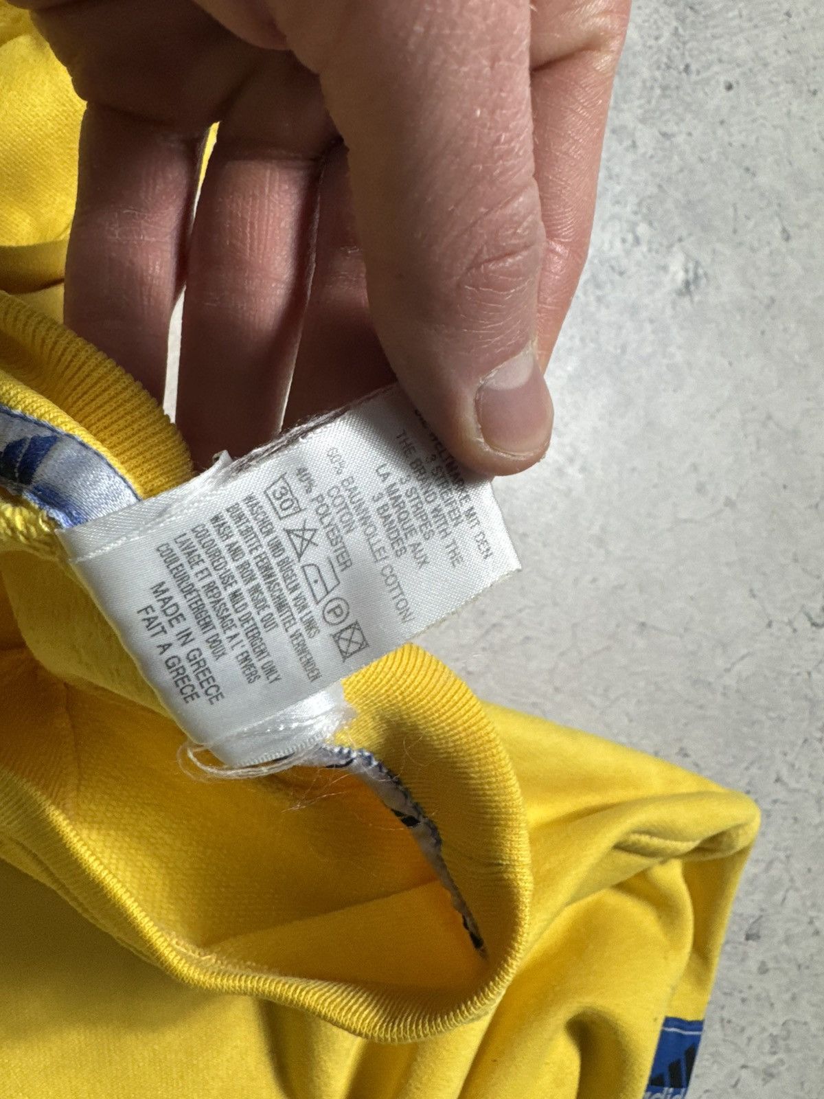 Adidas Adidas Vintage 90’s Yellow Sweatshirt Size S Size US S / EU 44-46 / 1 - 7 Thumbnail