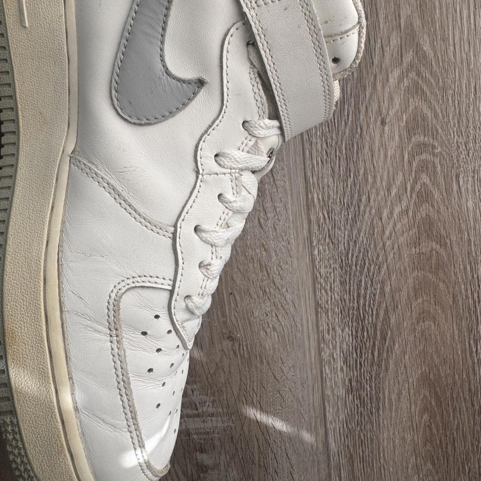 Nike NIKE • Air Force 1 Mid "White/Grey" (10M) Size US 10 / EU 43 - 9 Thumbnail