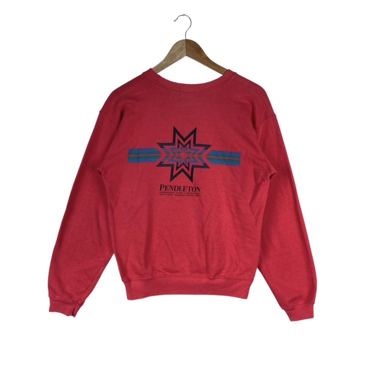 Pendleton Vintage PENDLETON USA NAVAJO Crewneck Distressed Sweatshirt Size M / US 6-8 / IT 42-44 - 1 Thumbnail