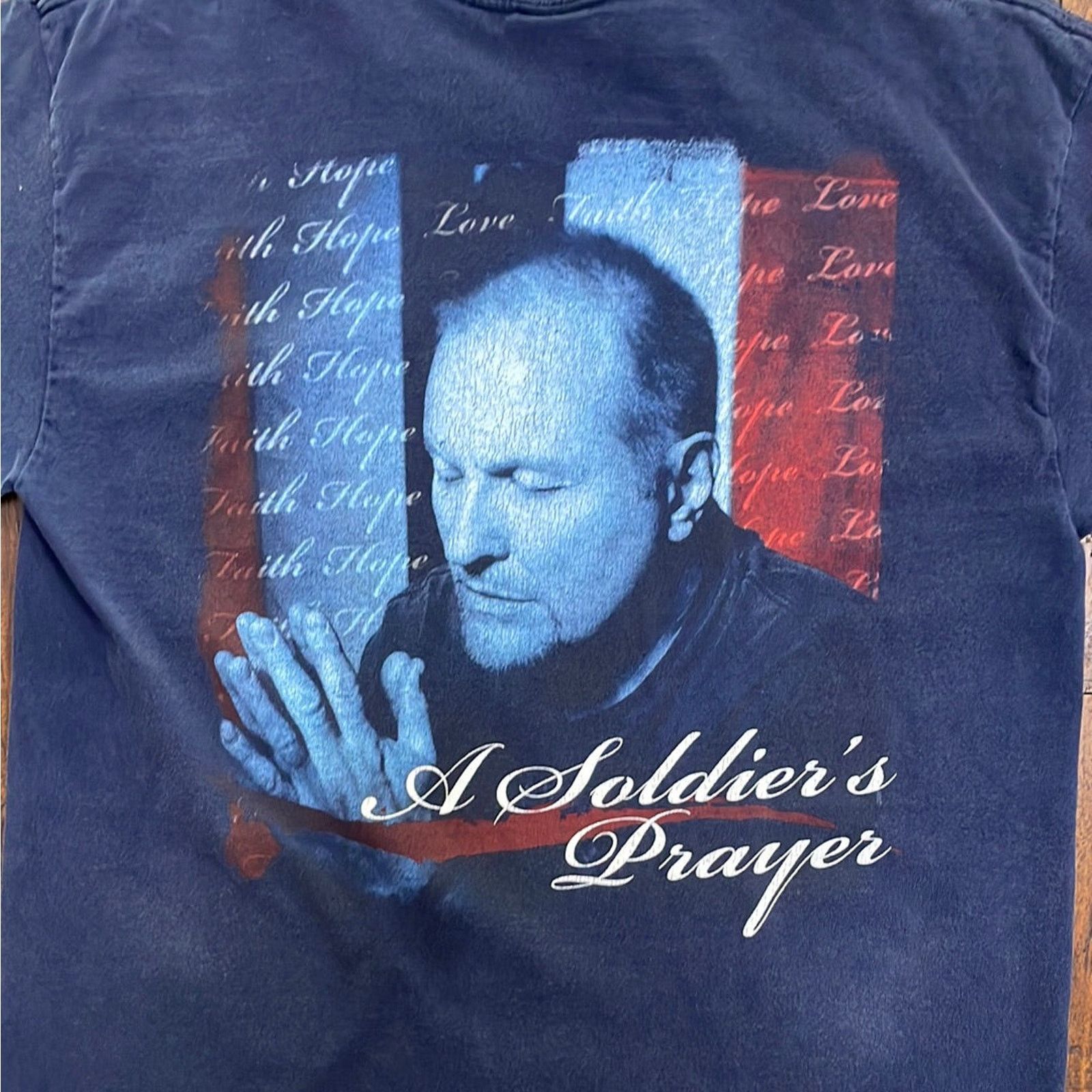 Band Tees Vintage Y2K Collin Raye "A Soldiers Prayer Size Medium Shirt Size US M / EU 48-50 / 2 - 5 Thumbnail