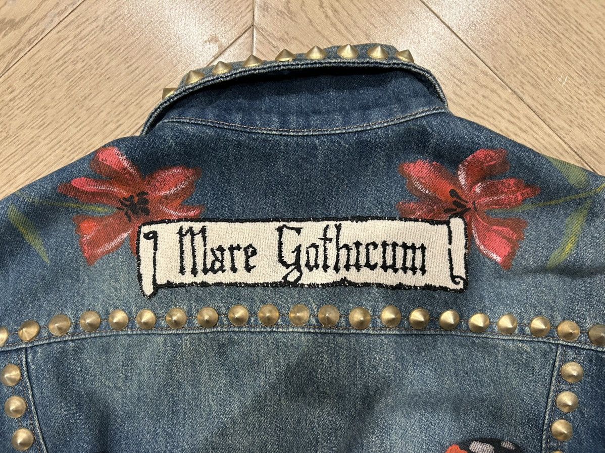 Gucci GUCCI DENIM JACKET WITH FLORAL EMBROIDERY Size US M / EU 48-50 / 2 - 7 Thumbnail