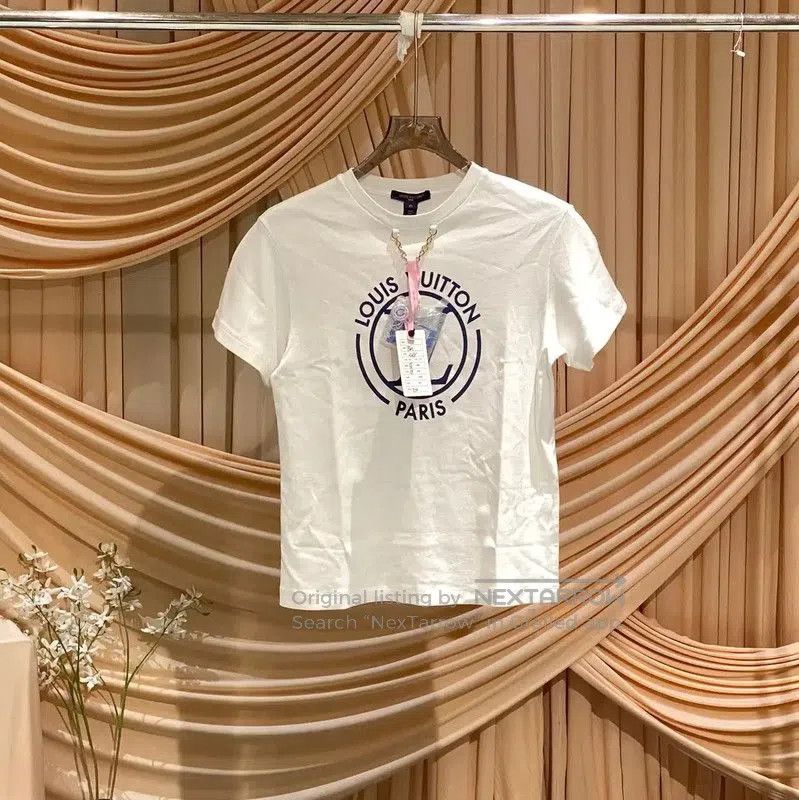 Louis Vuitton Louis Vuitton White Cotton Women's T. Size XS / US 0-2 / IT 36-38 - 1 Thumbnail