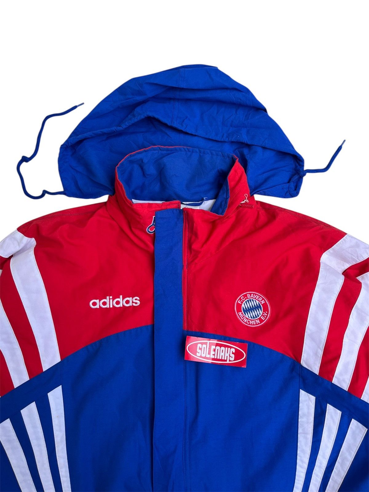 Adidas Vintage Bayern munchen 93/95 padded jacket rare Size US XL / EU 56 / 4 - 3 Thumbnail