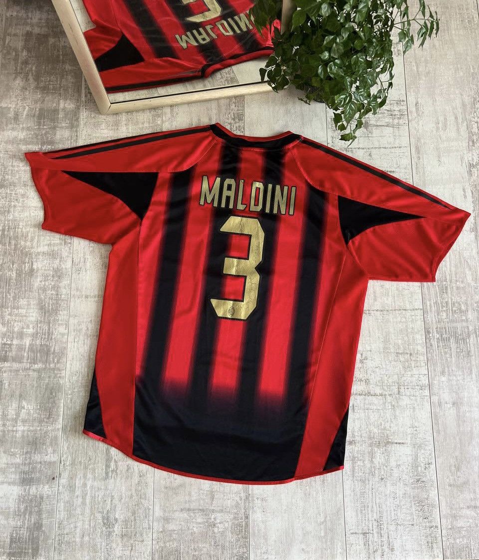 【希少レア】00s AC Milan Soccer Shirt Maldini AC Milan 2000-01 Maldini Third Kit (S) – Saturdays Football