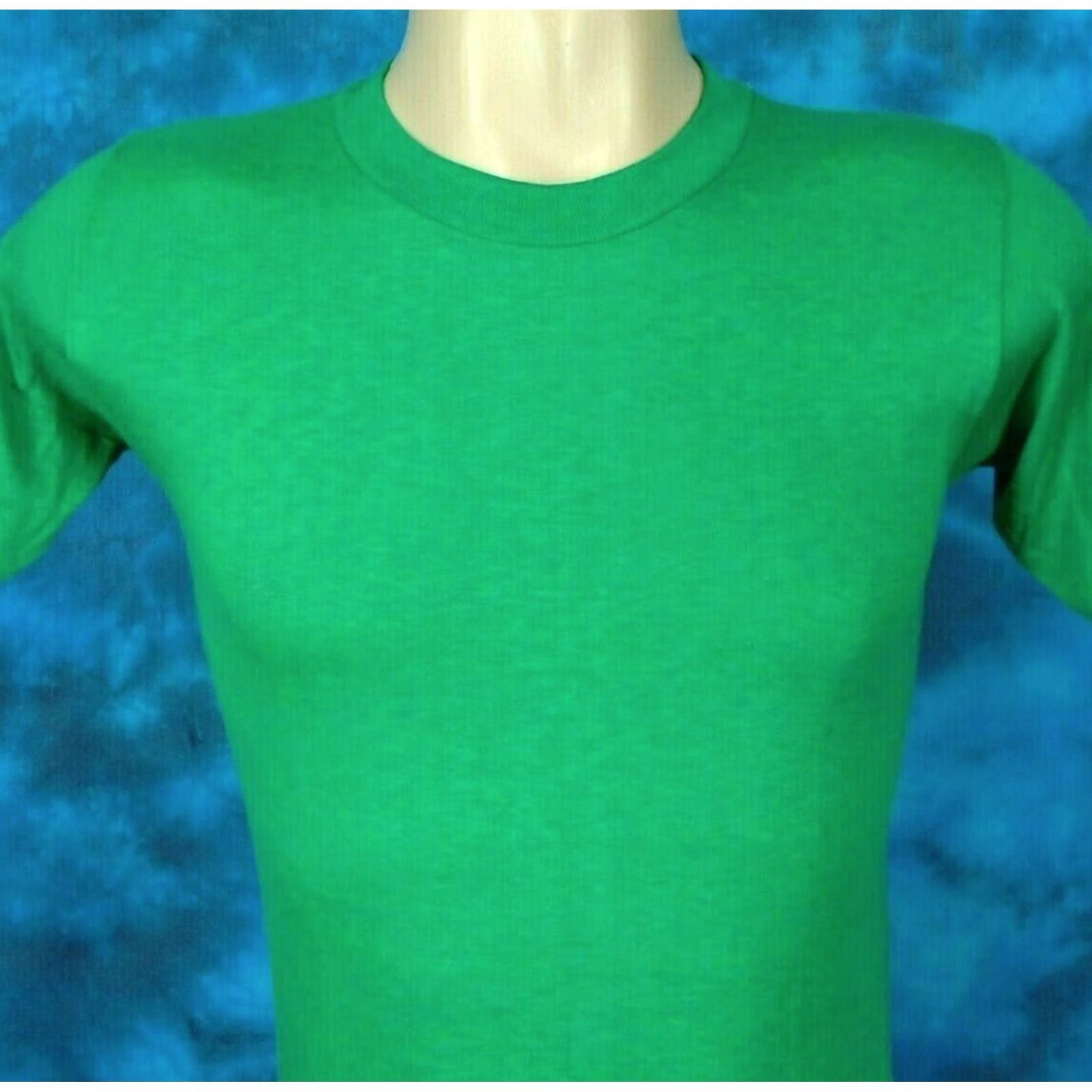 Vintage VINTAGE Sport-T SHIRT XS Men Green 80s 90s NOS Deadstock Paper Thin Crew Neck Short Sleeve XXS/XS Size US XS / EU 42 / 0 - 3 Thumbnail