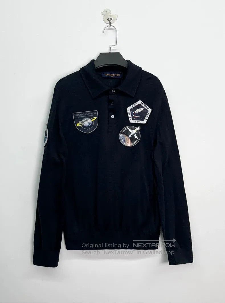 Louis Vuitton Louis Vuitton Astronaut embroidered monogrammed cotton kni Size US M / EU 48-50 / 2 - 1 Thumbnail