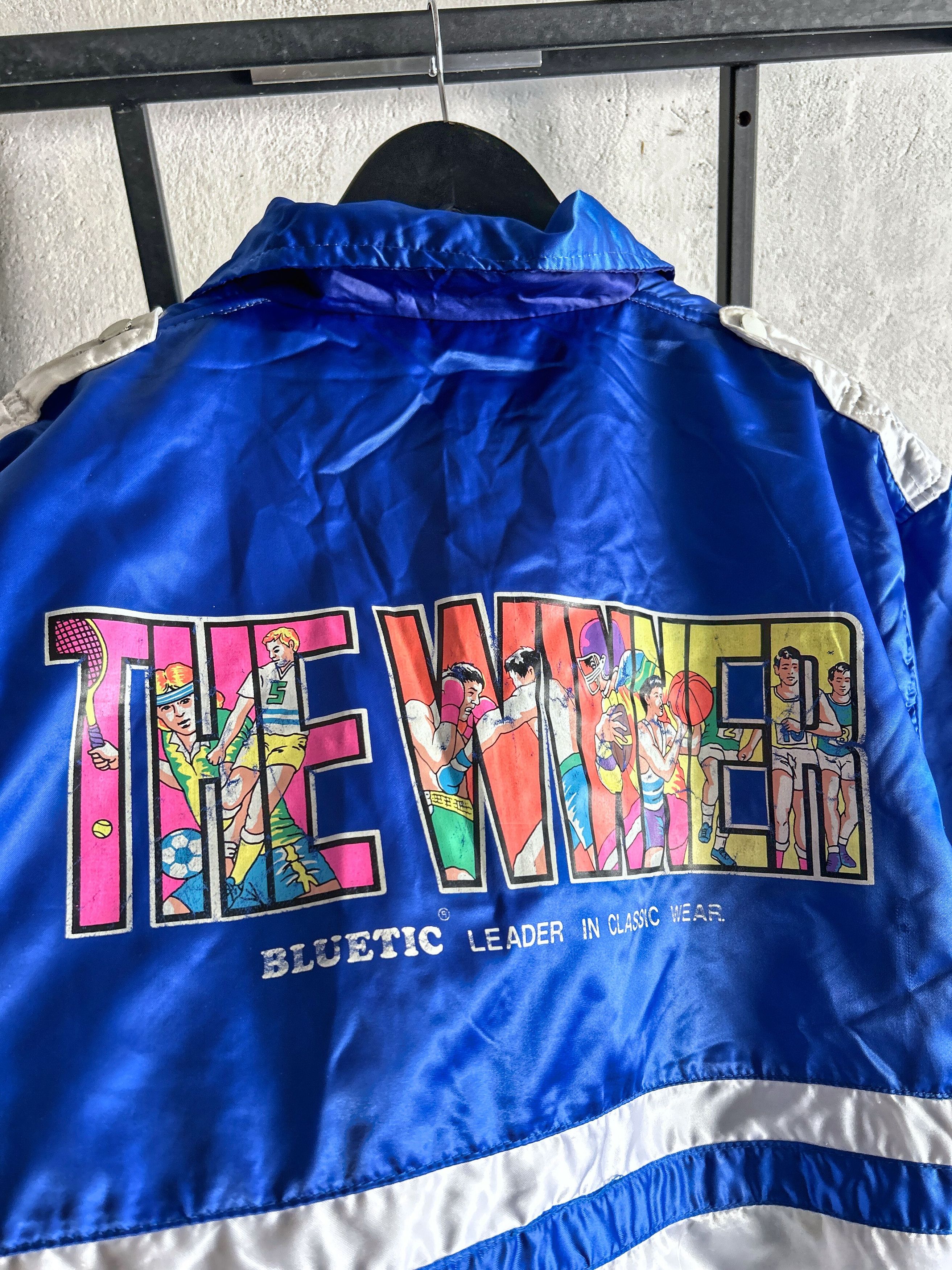 Vintage Blue Puffer Bomber Jacket Minimal Oversized Outerwear Size US M / EU 48-50 / 2 - 12 Thumbnail
