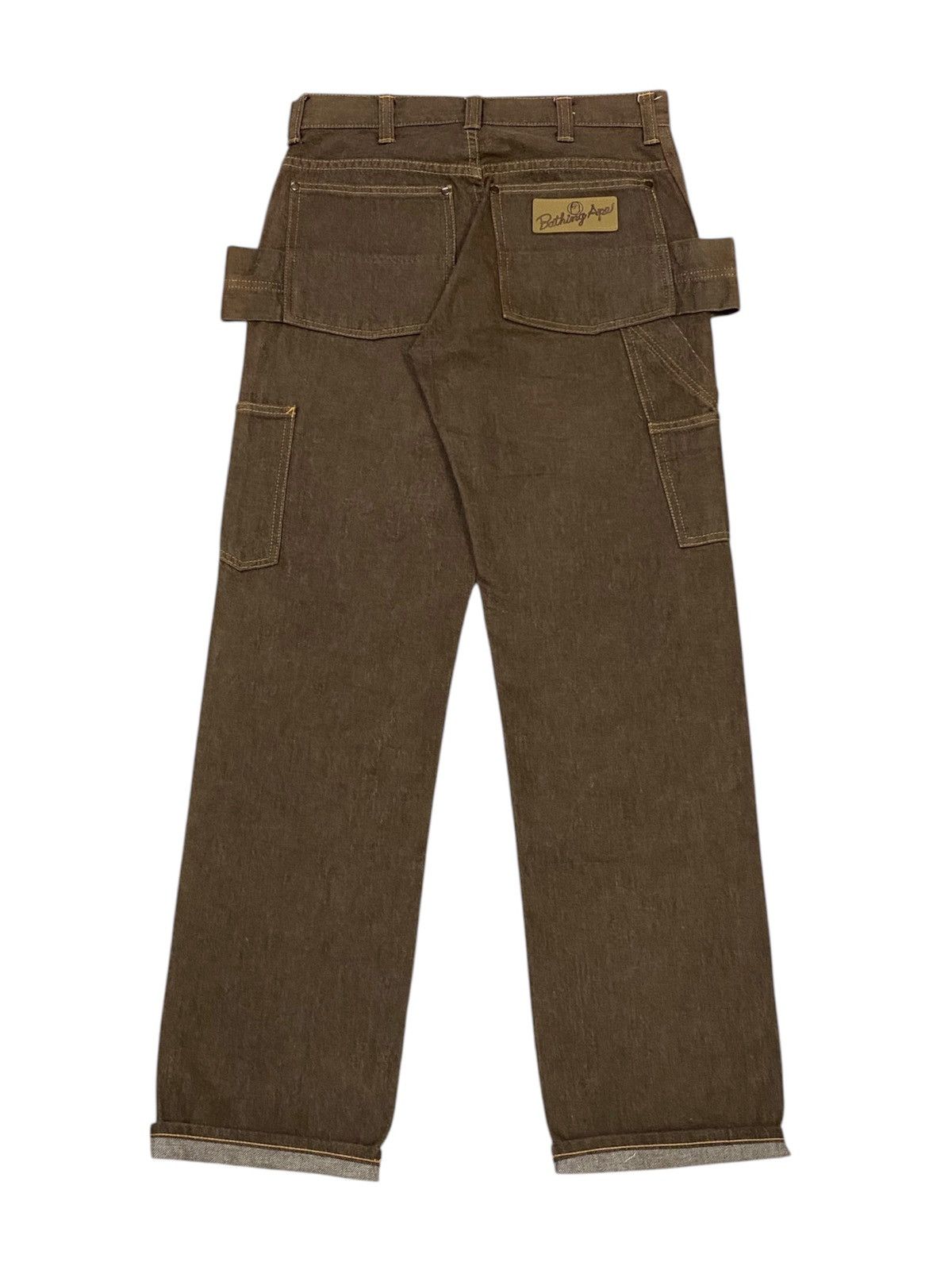 Bape Vintage A Bathing Ape Busyworks Double Knee Denim Size US 28 / EU 44 - 3 Thumbnail