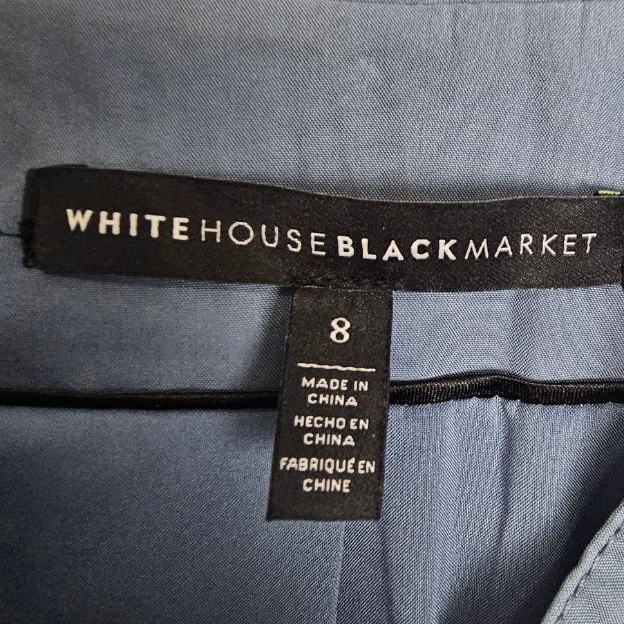White House Black Market White House Black Market Peplum Full Zip Blazer Sz 8 Career Size M / US 6-8 / IT 42-44 - 8 Thumbnail
