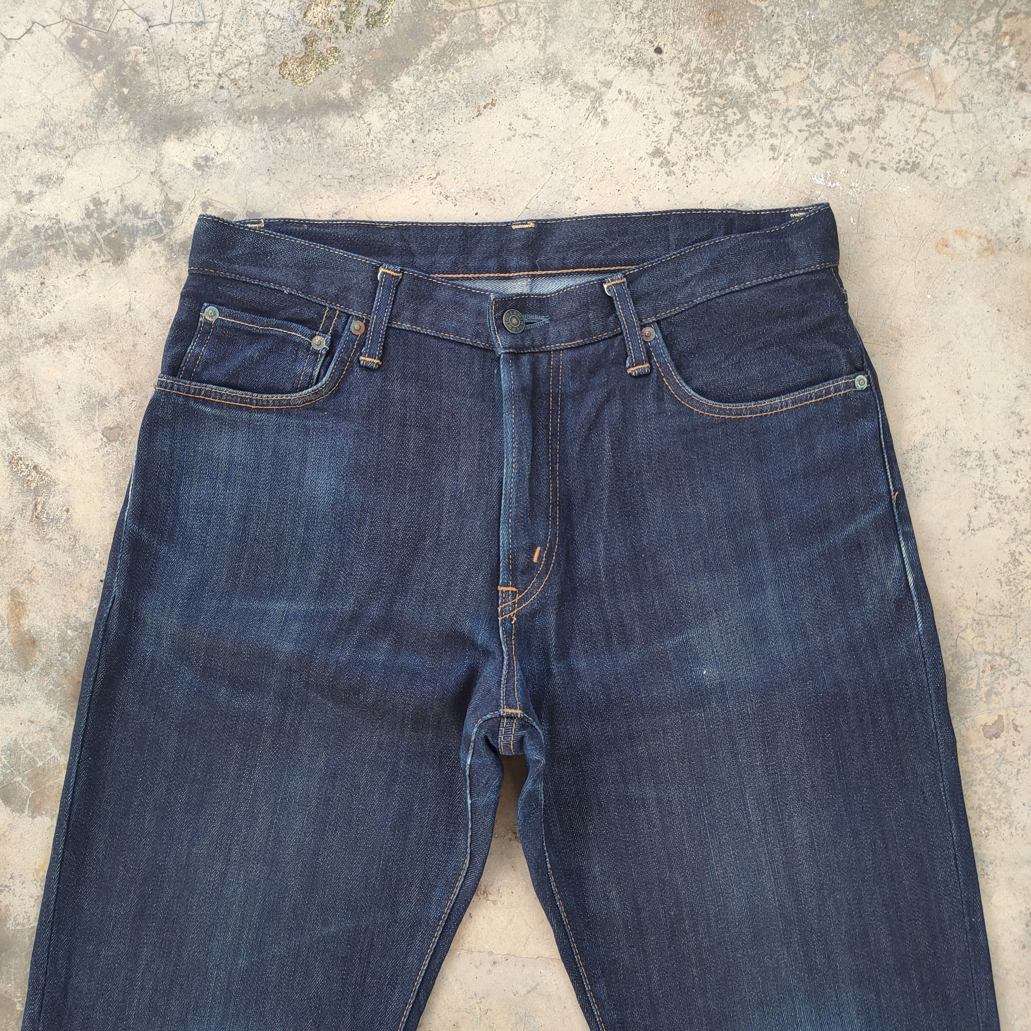 Edwin × Jean × Vintage W34 VINTAGE EDWIN RIPPED JEANS DENIM PANTS Size US 34 / EU 50 - 3 Thumbnail