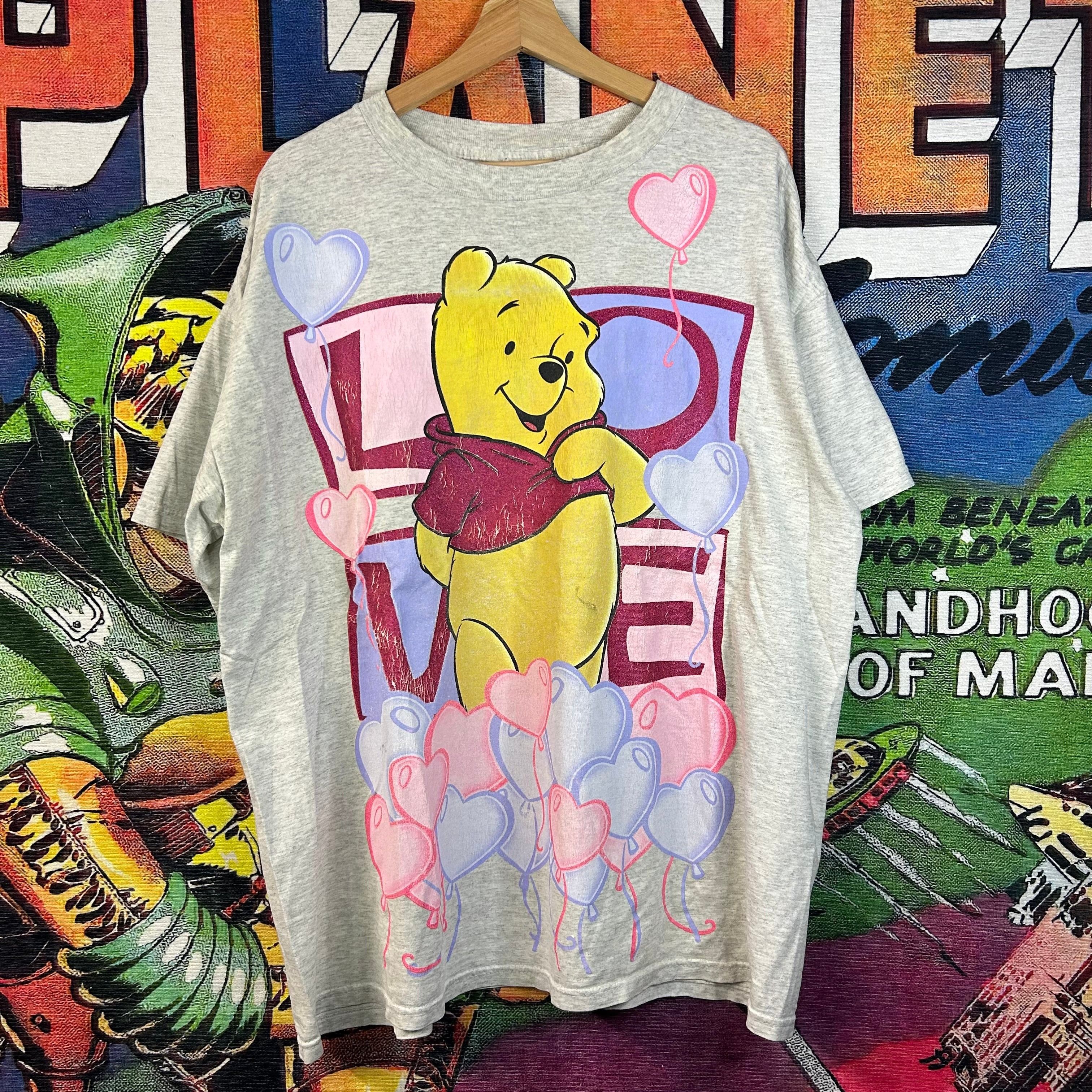 Vintage Vintage 90s Winnie The Pooh Love Tee Size 2XL Size US XXL / EU 58 / 5 - 1 Thumbnail