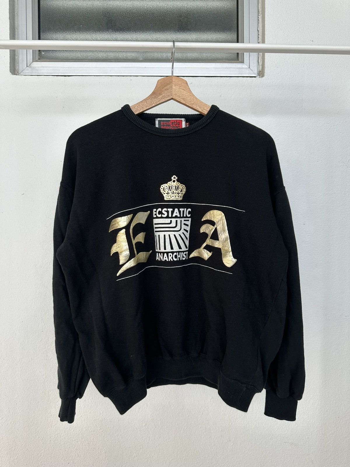A.F.F.A. 1990s Ecstatic Anarchy by Butter Field logo sweatshirt Size US M / EU 48-50 / 2 - 9 Thumbnail