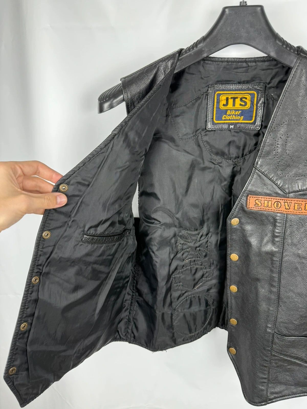 Other JTS Biker Genuine Leather Vest Shovel Vest size M Size US M / EU 48-50 / 2 - 10 Thumbnail